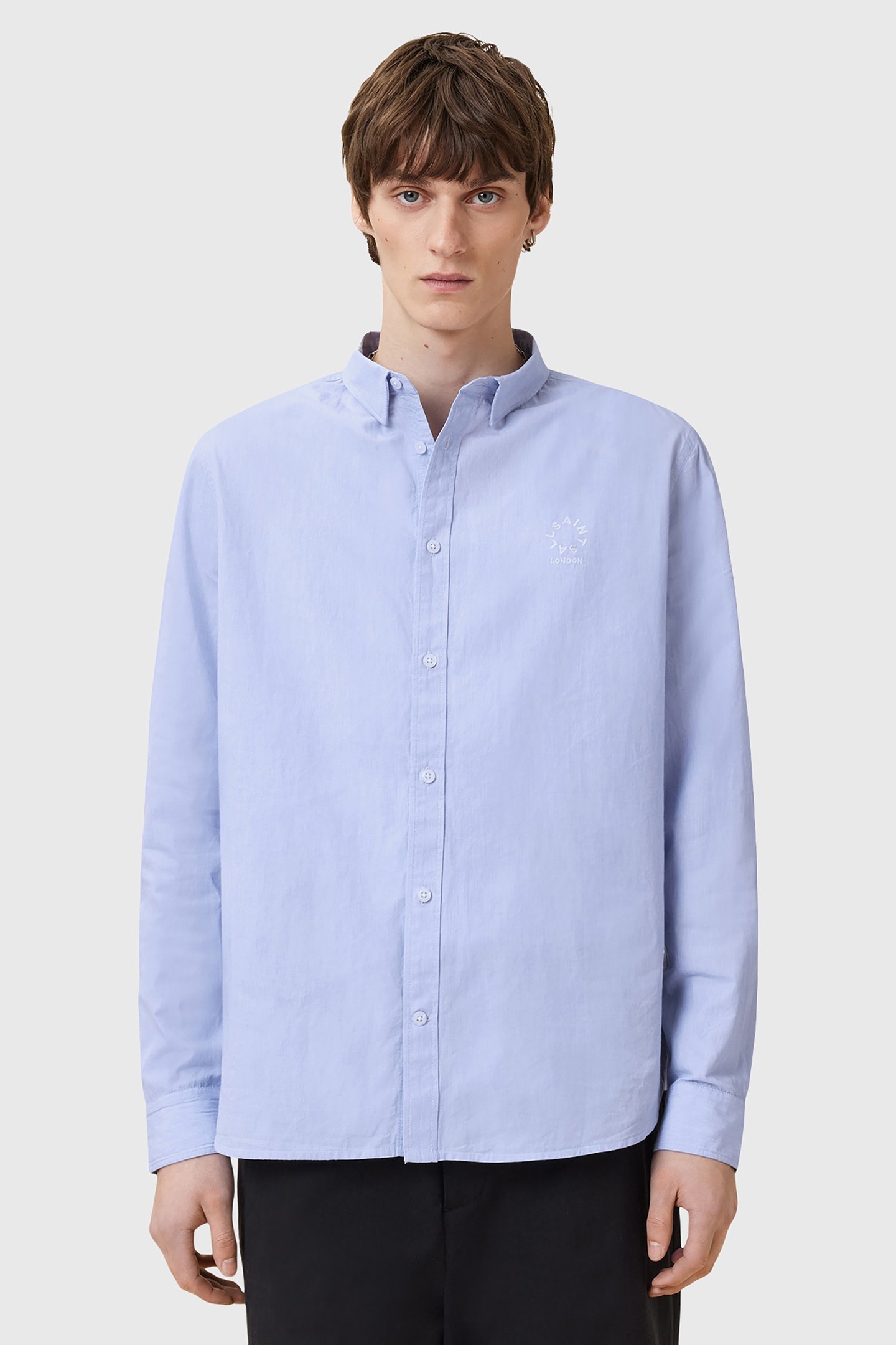 FLETCHER LS SHIRT LIGHT BLUE 1