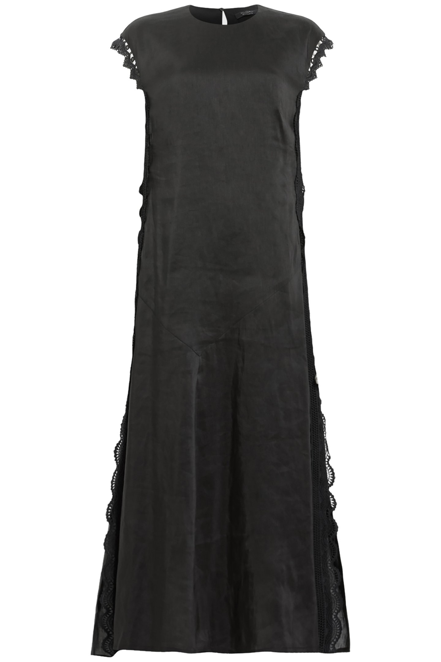 LYRA LINEN DRESS BLACK 3
