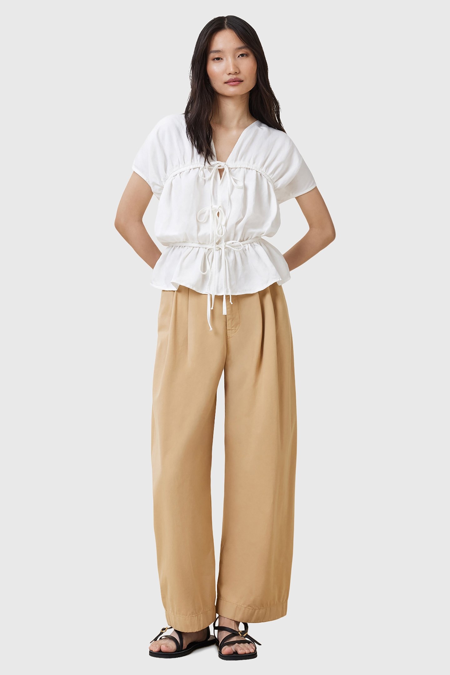 BECCA TROUSER CAMEL BROWN 2