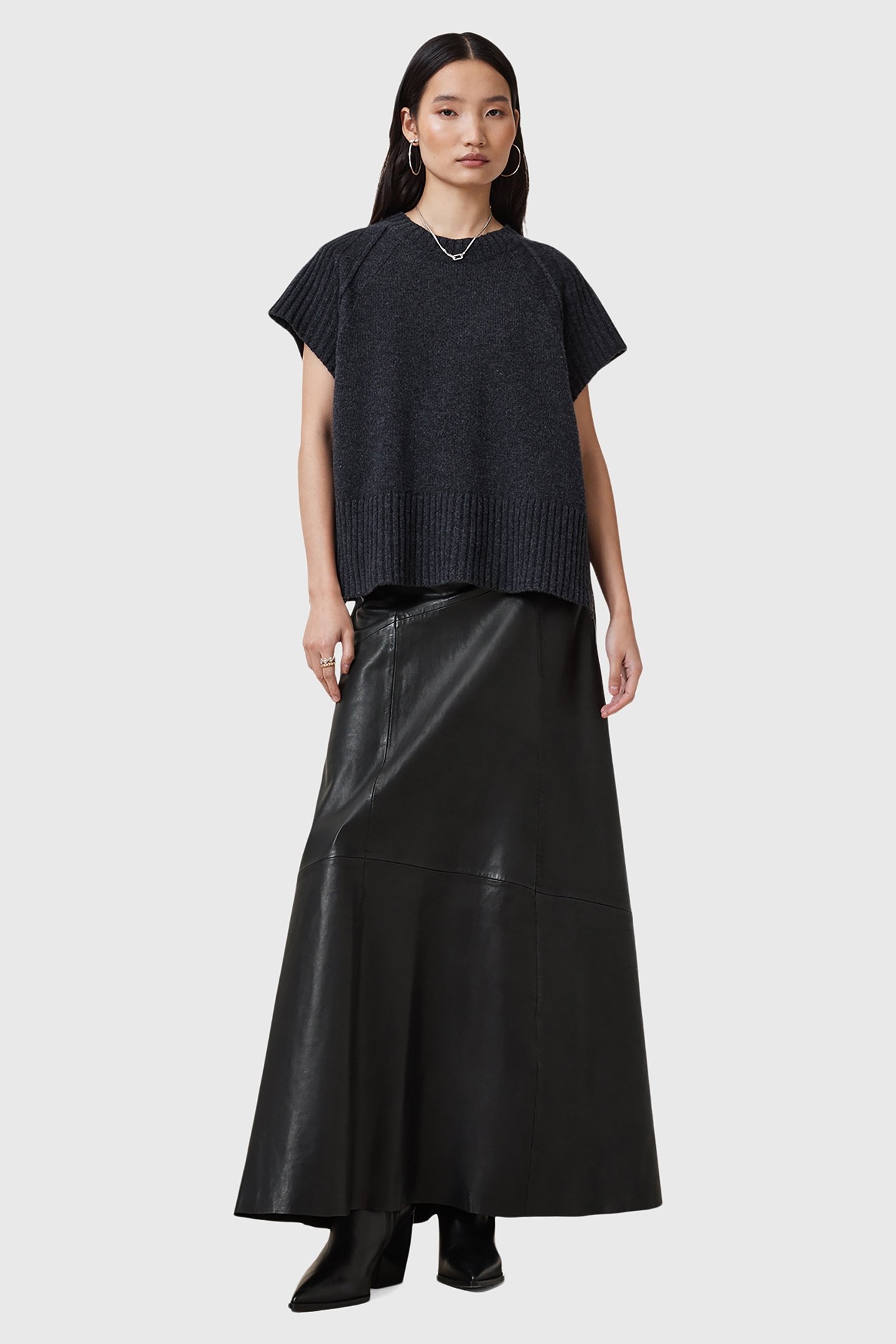 GIANA MAXI SKIRT BLACK 3