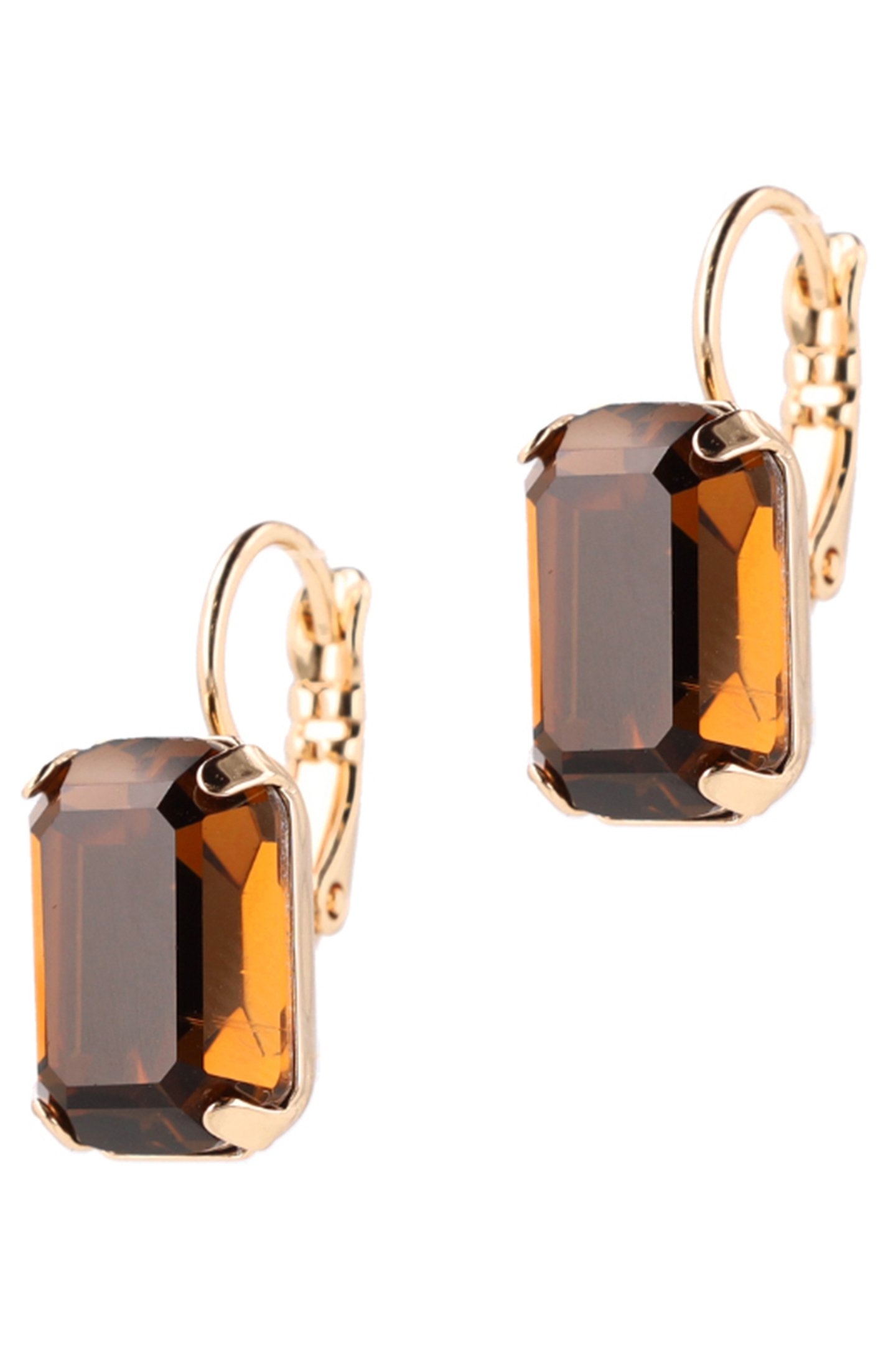 VOGUE EARRINGS SMOKED TOPAZ 3