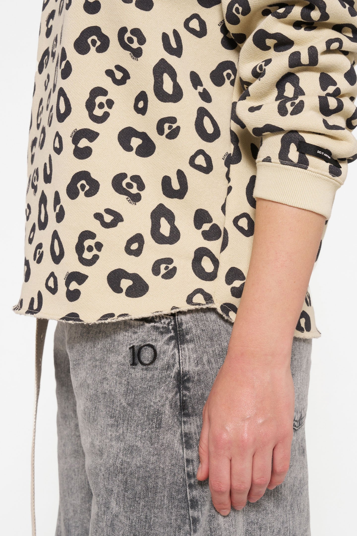 RAW EDGE SWEATER LEOPARD 1292 7
