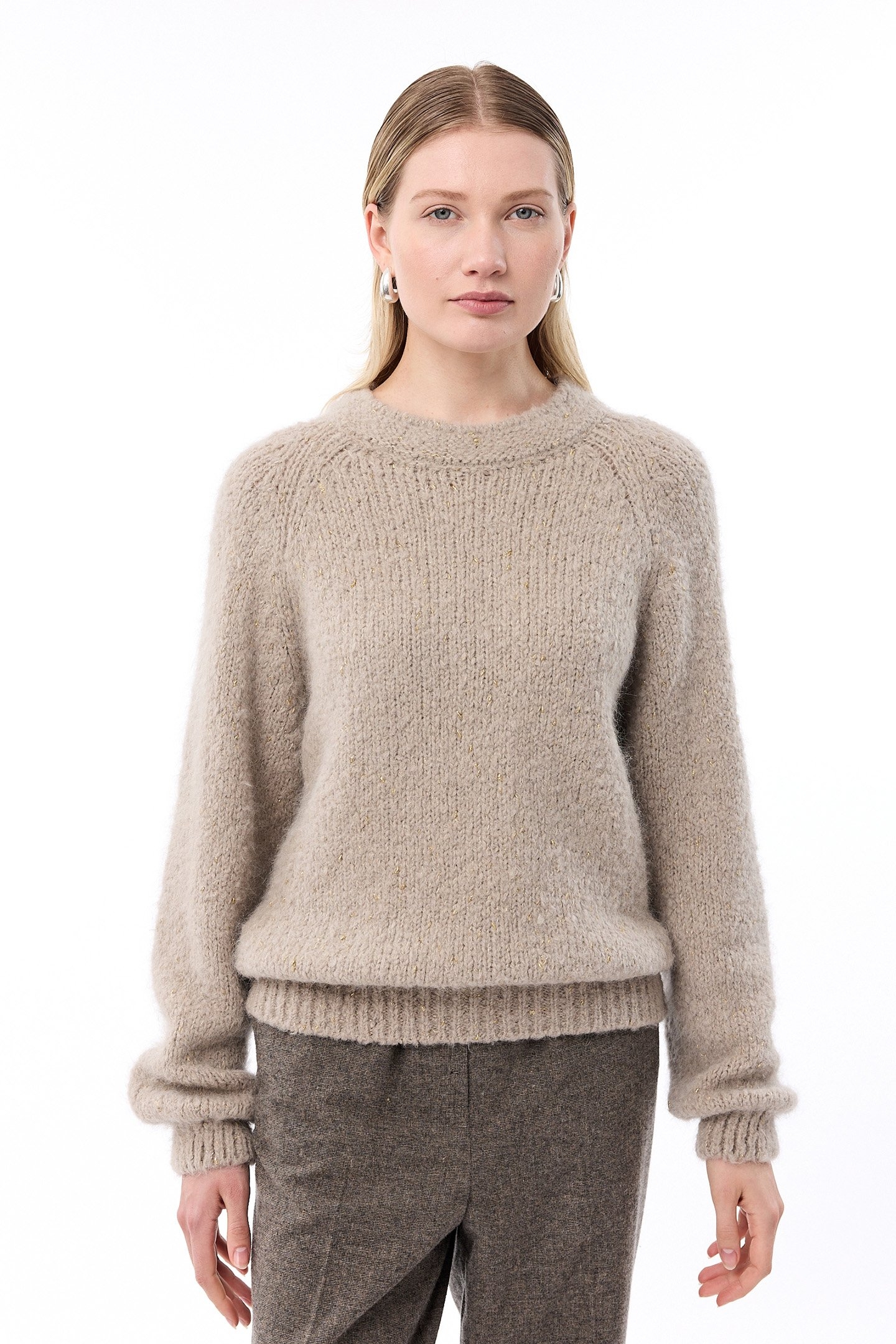 LINDY PULLOVER TAUPE 1