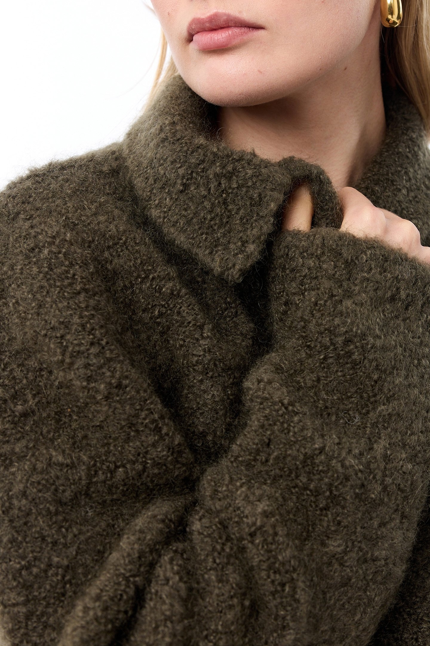 ONNA CARDIGAN DARK OLIVE 8