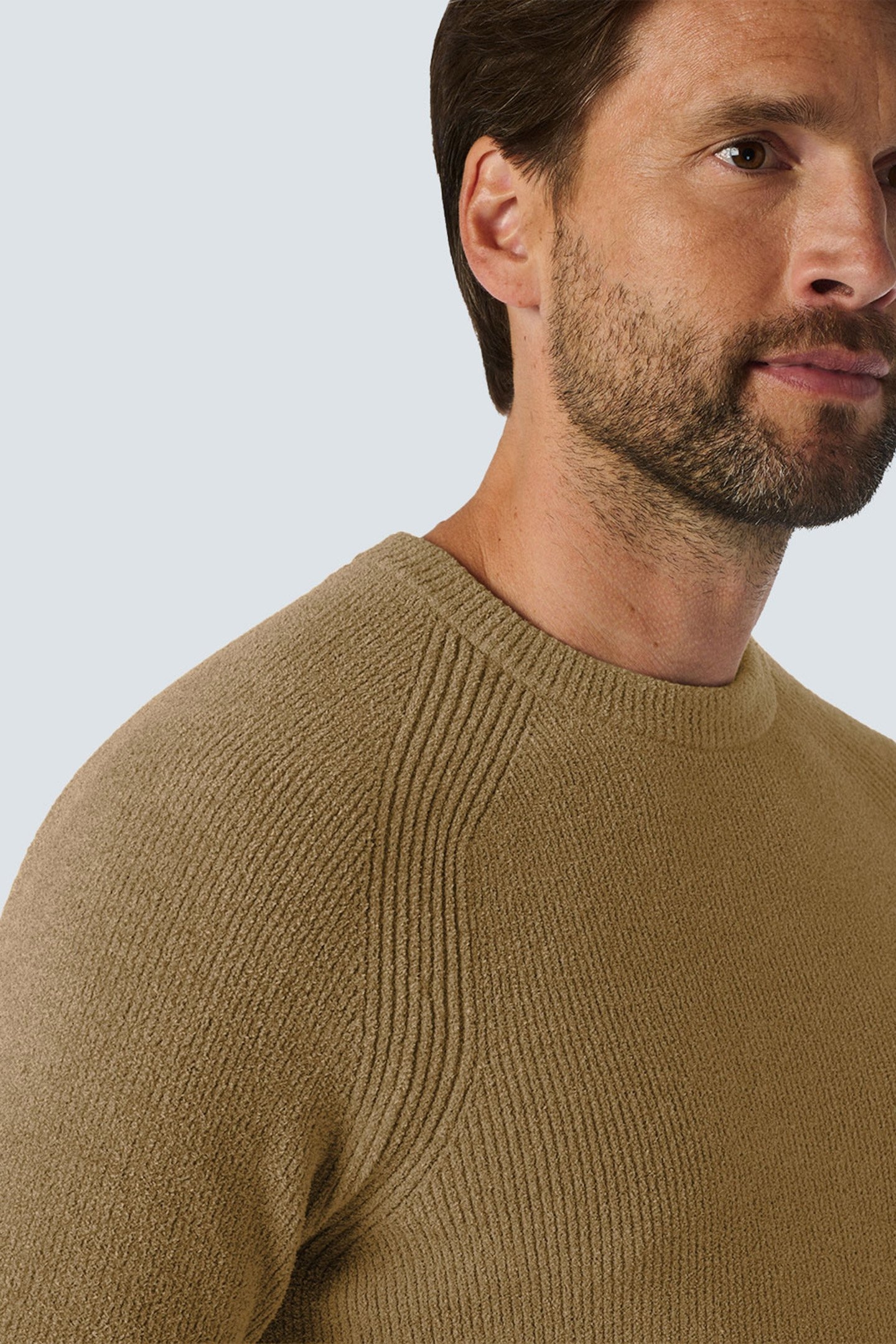 PULLOVER CREWNECK RIBKNIT SUPER SOFT KHAKI 6