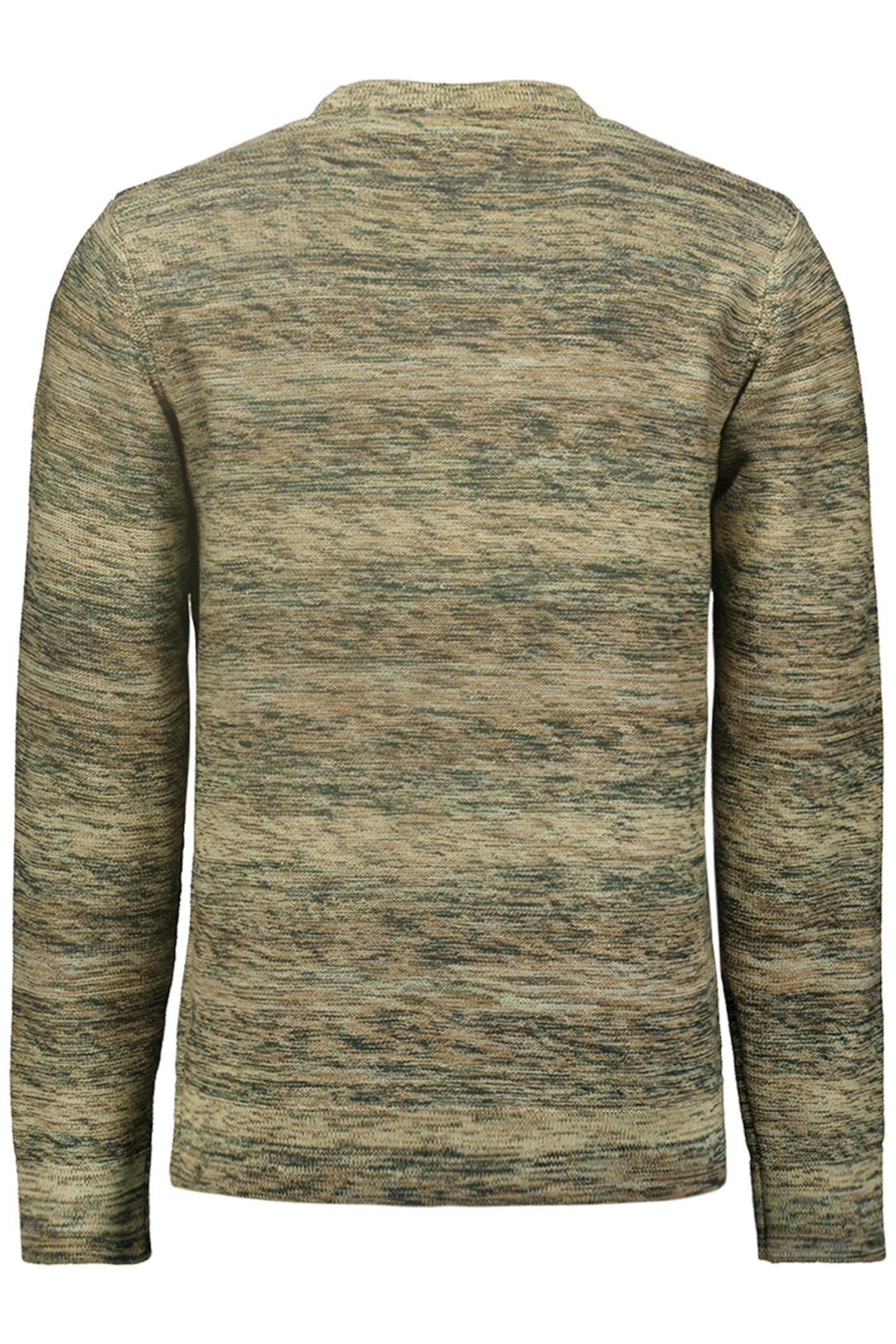 PULLOVER CREWNECK CABLE JACQUARD DEGRADE COLOURS SMOKE 2