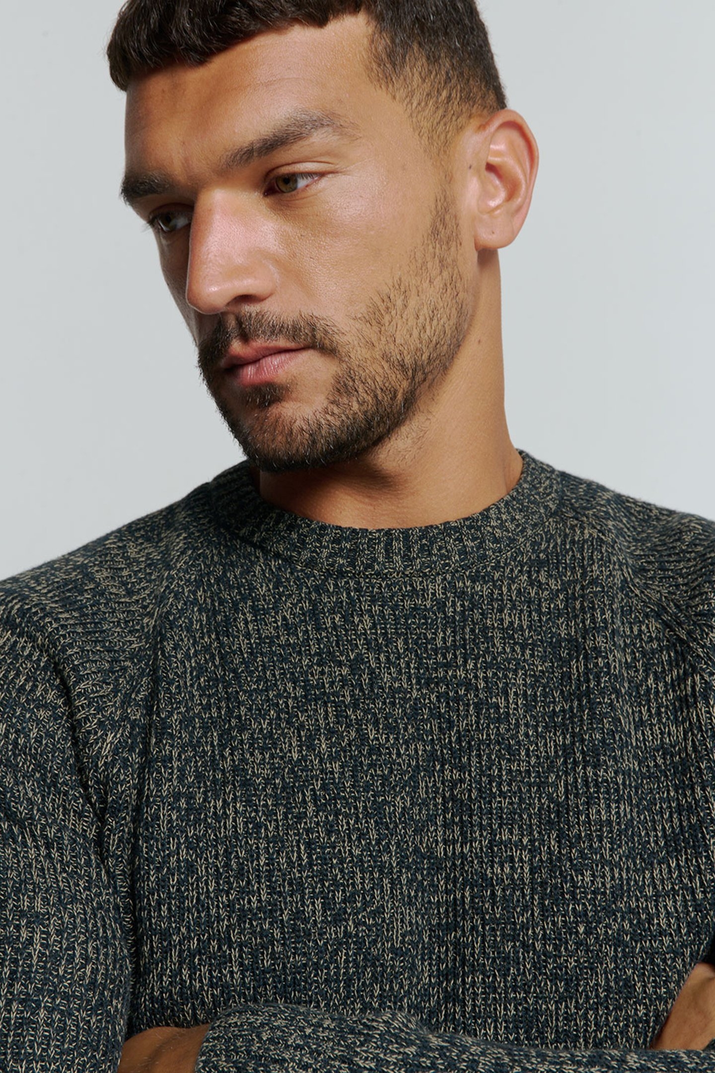 PULLOVER CREWNECK 3 COLOURED RIB NIGHT 6