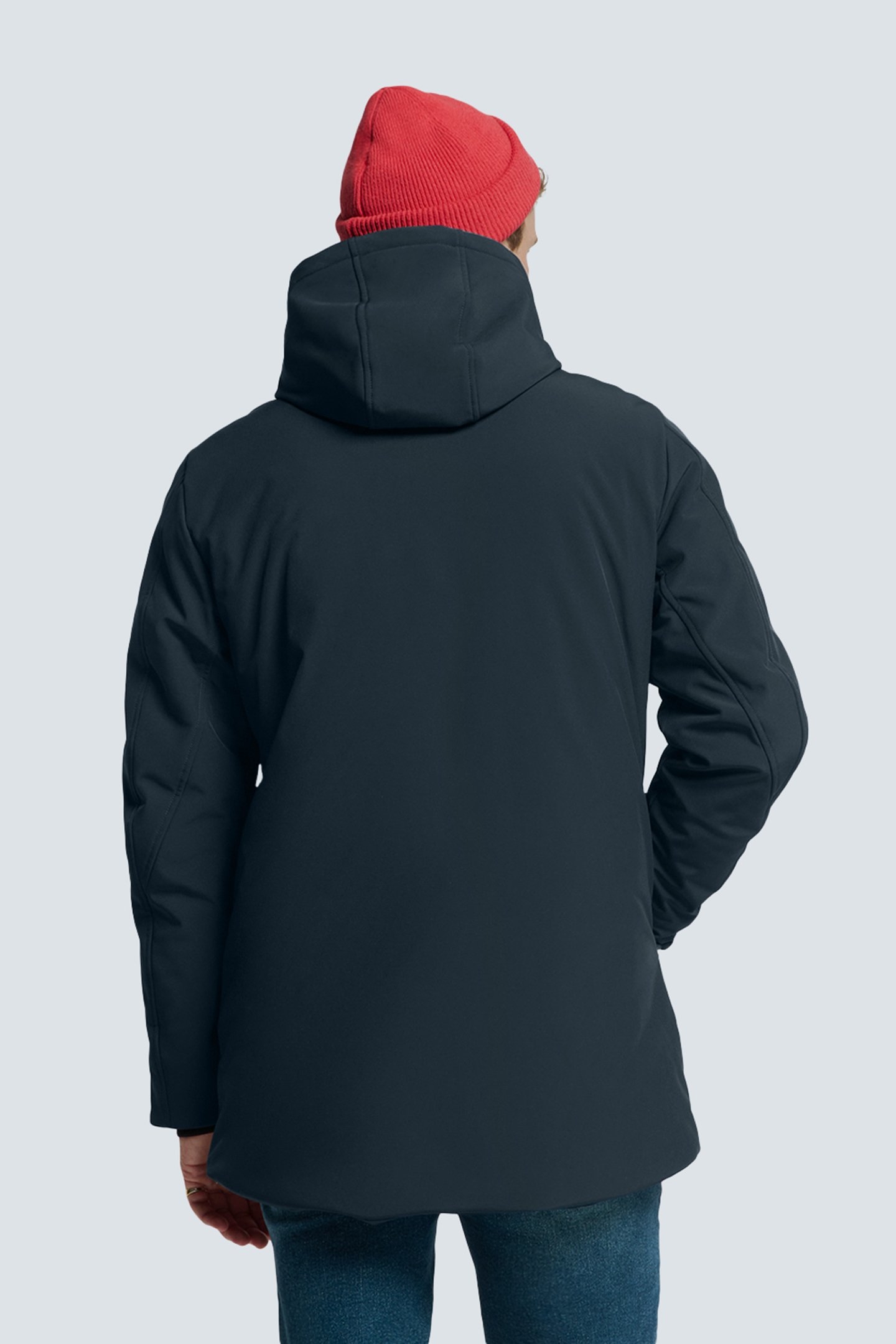 JACKET MEDIUM LONG FIT HOODED SOFTSHELL STRETCH NIGHT 2