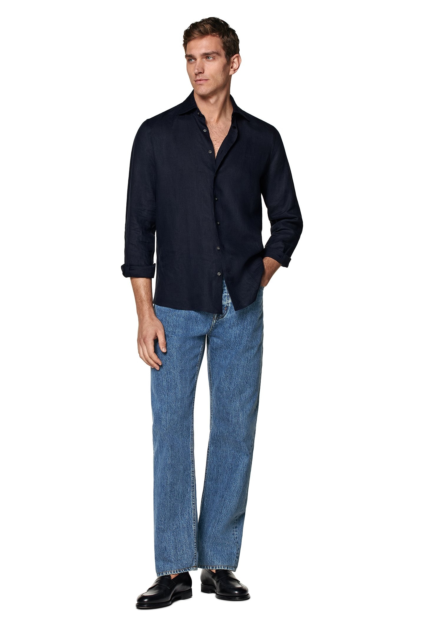 PURE LINEN NAVY NAVY 1