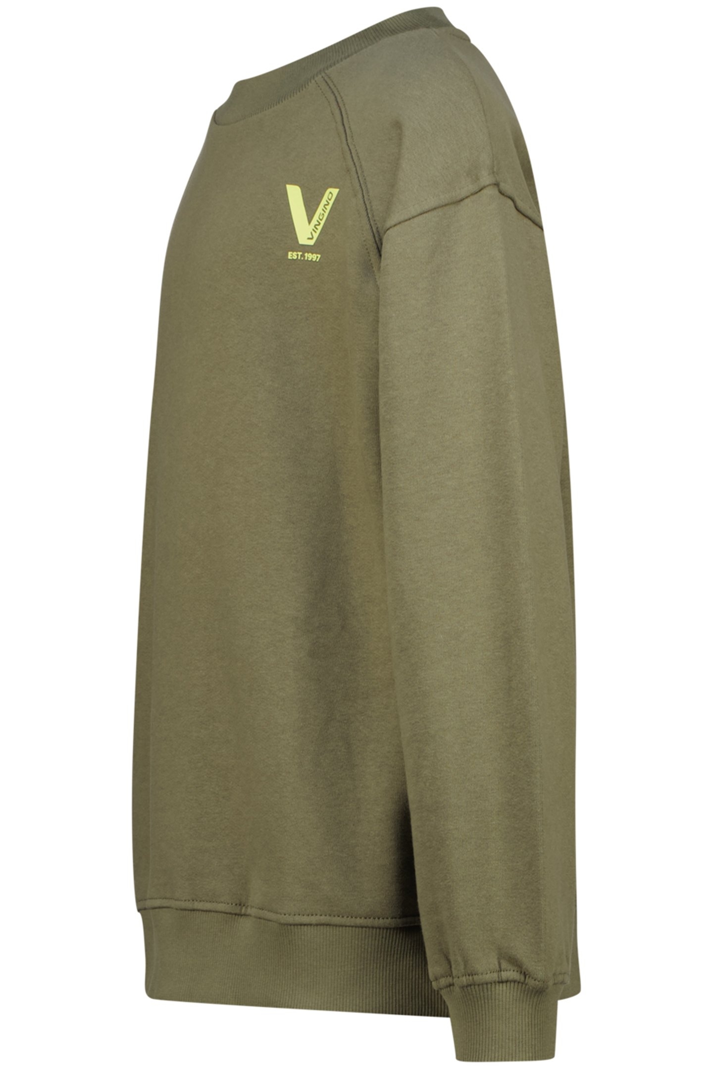 BOYS NAVIDO SWEATER DARK ARMY GREEN 3