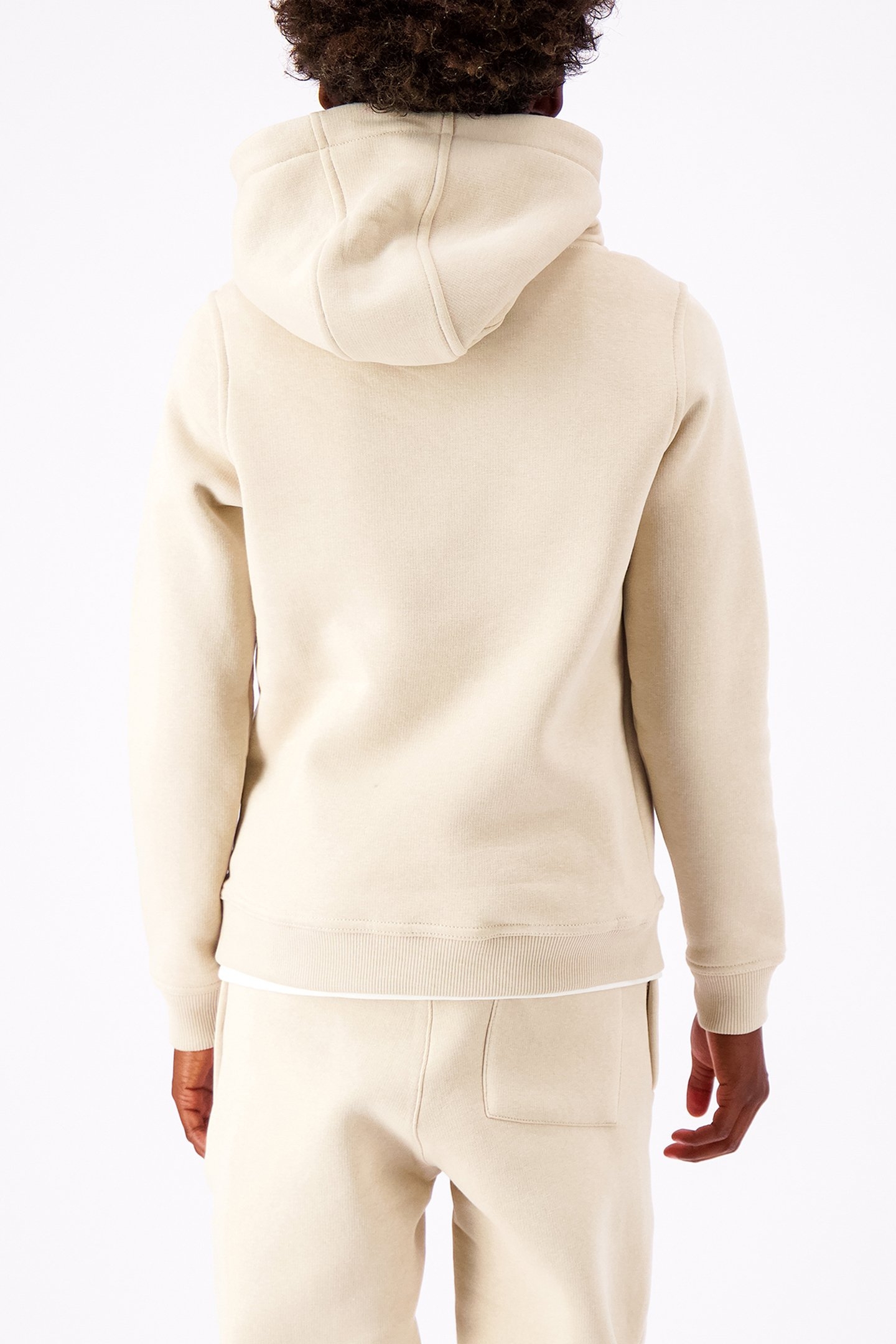 JR ESSENTIAL HOODIE SAND 2