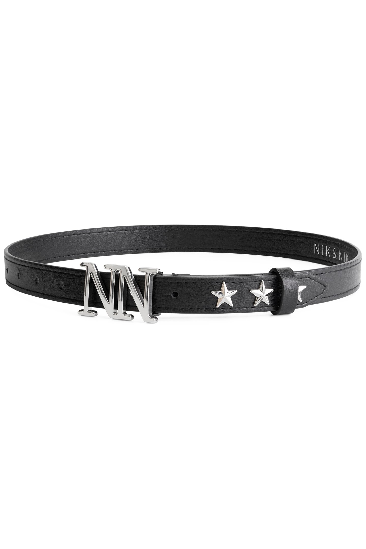 STAR BELT BLACK/SILVER 3