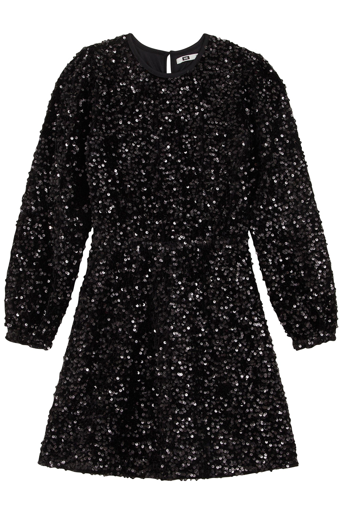 DRESS MID LENGTH BLACK 2