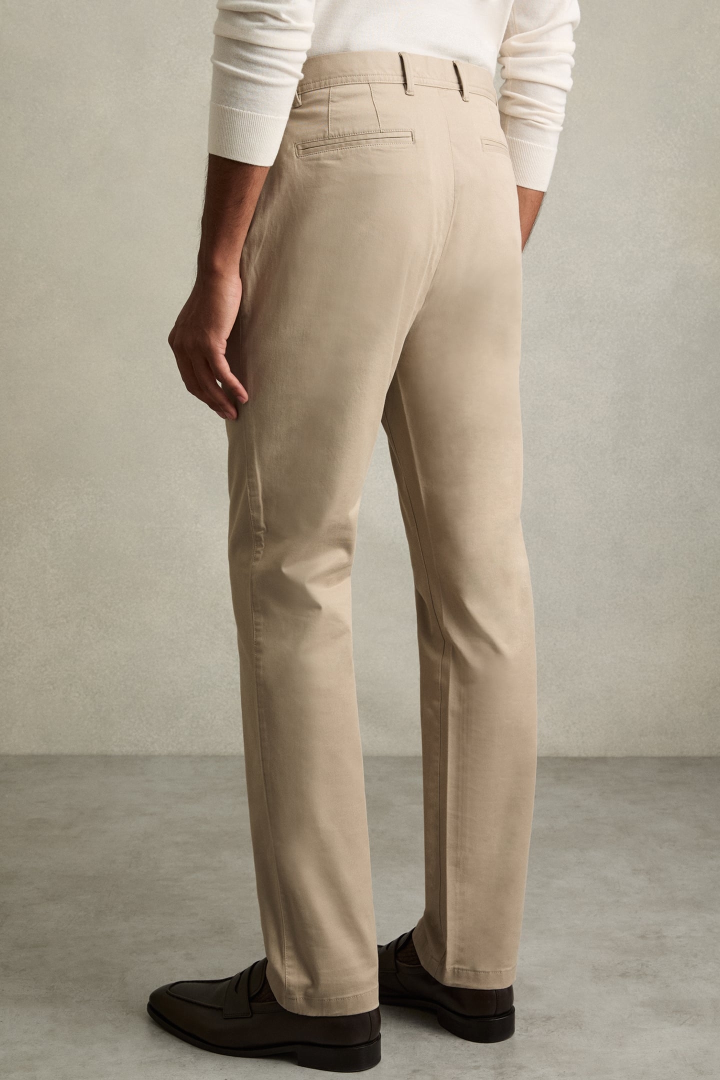 PITCH-WASHED SLIM FIT CHI STONE 2