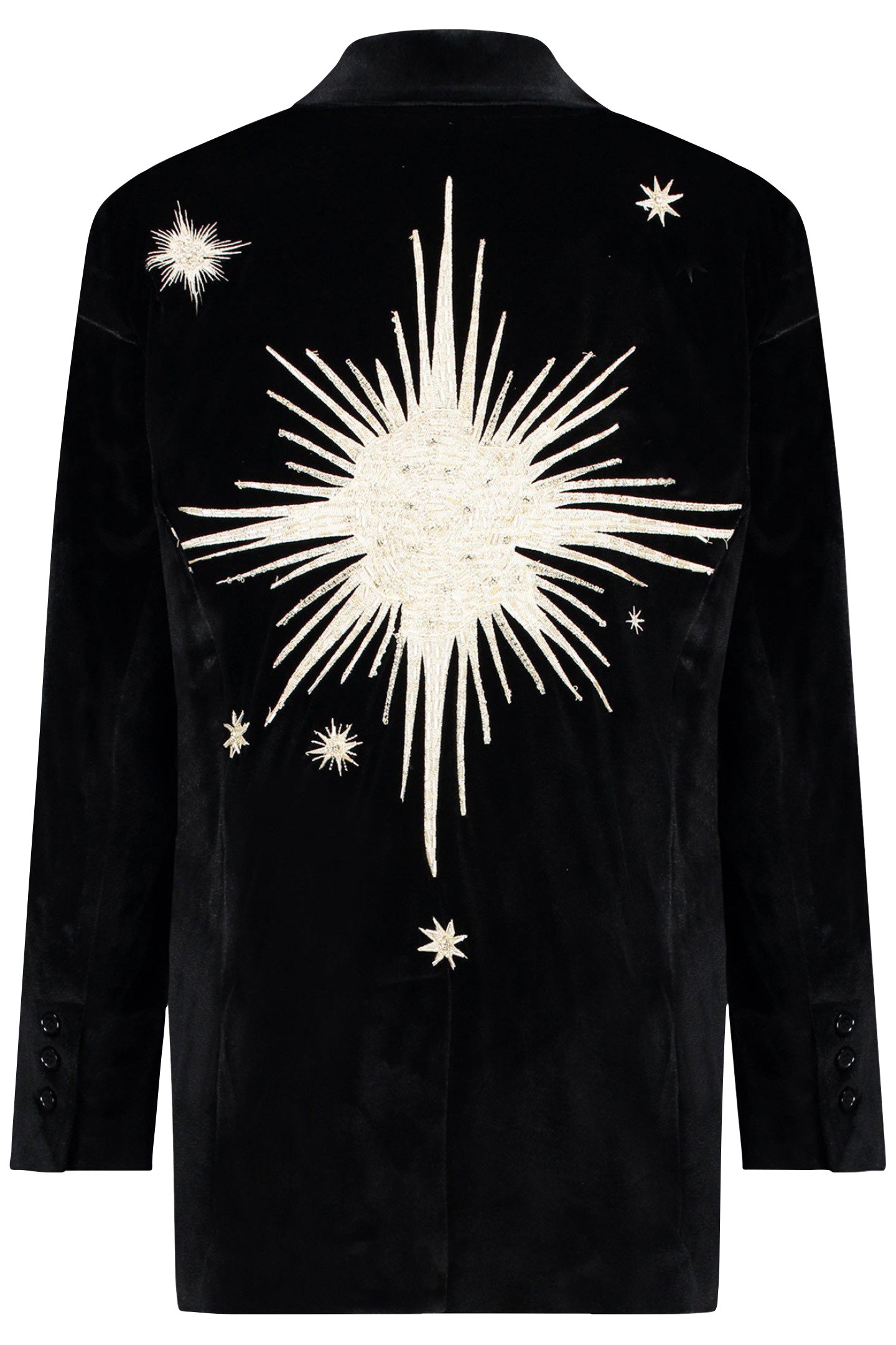 NATALIA VELVET BLAZER BLACK 2