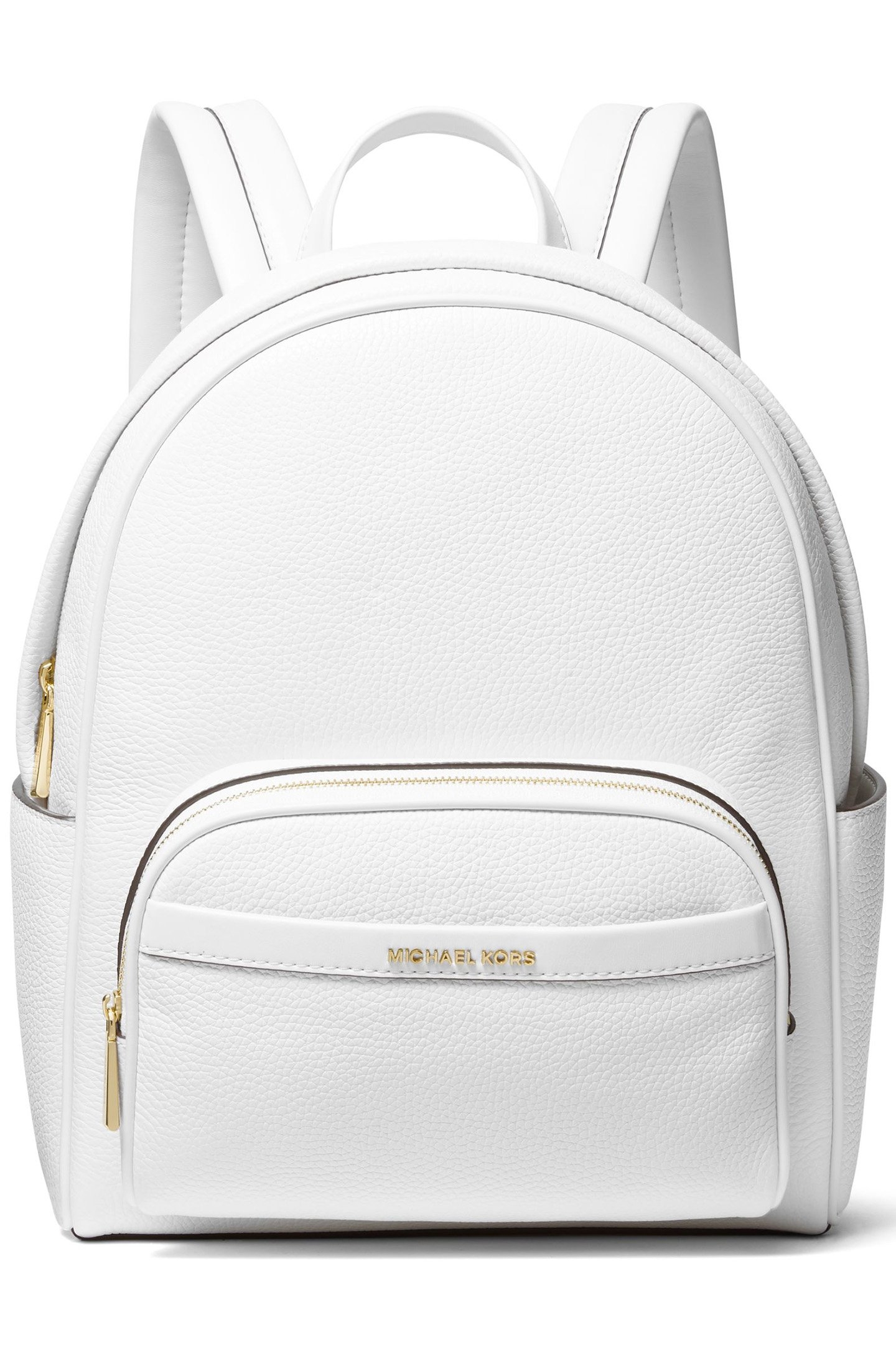 LEATHER BACKPACK IN WHITE 1