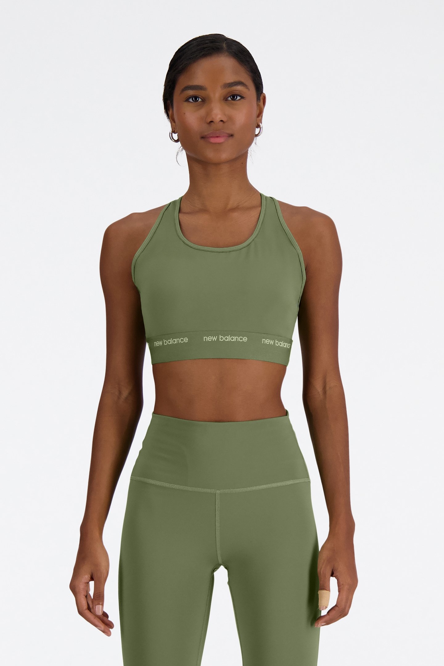 NB SLEEK MEDIUM SUPPORT SPORTS DARK OLIVE 1