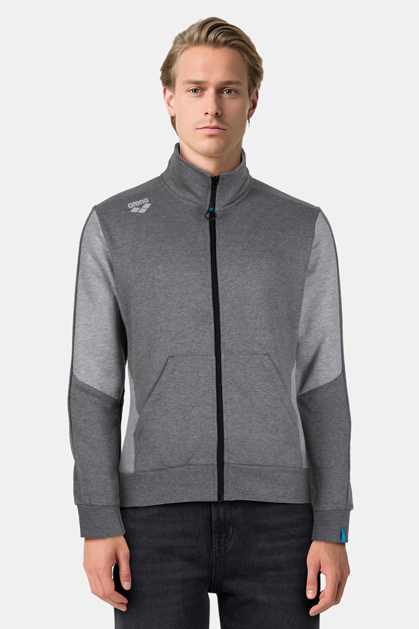TE F/Z JACKET DARK GREY MELANGE 1