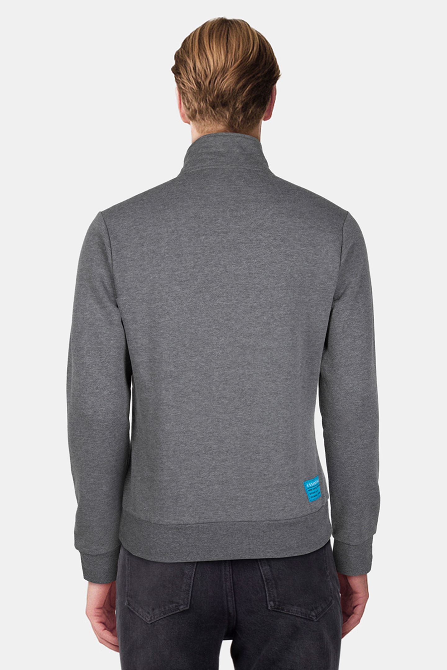 TE F/Z JACKET DARK GREY MELANGE 2