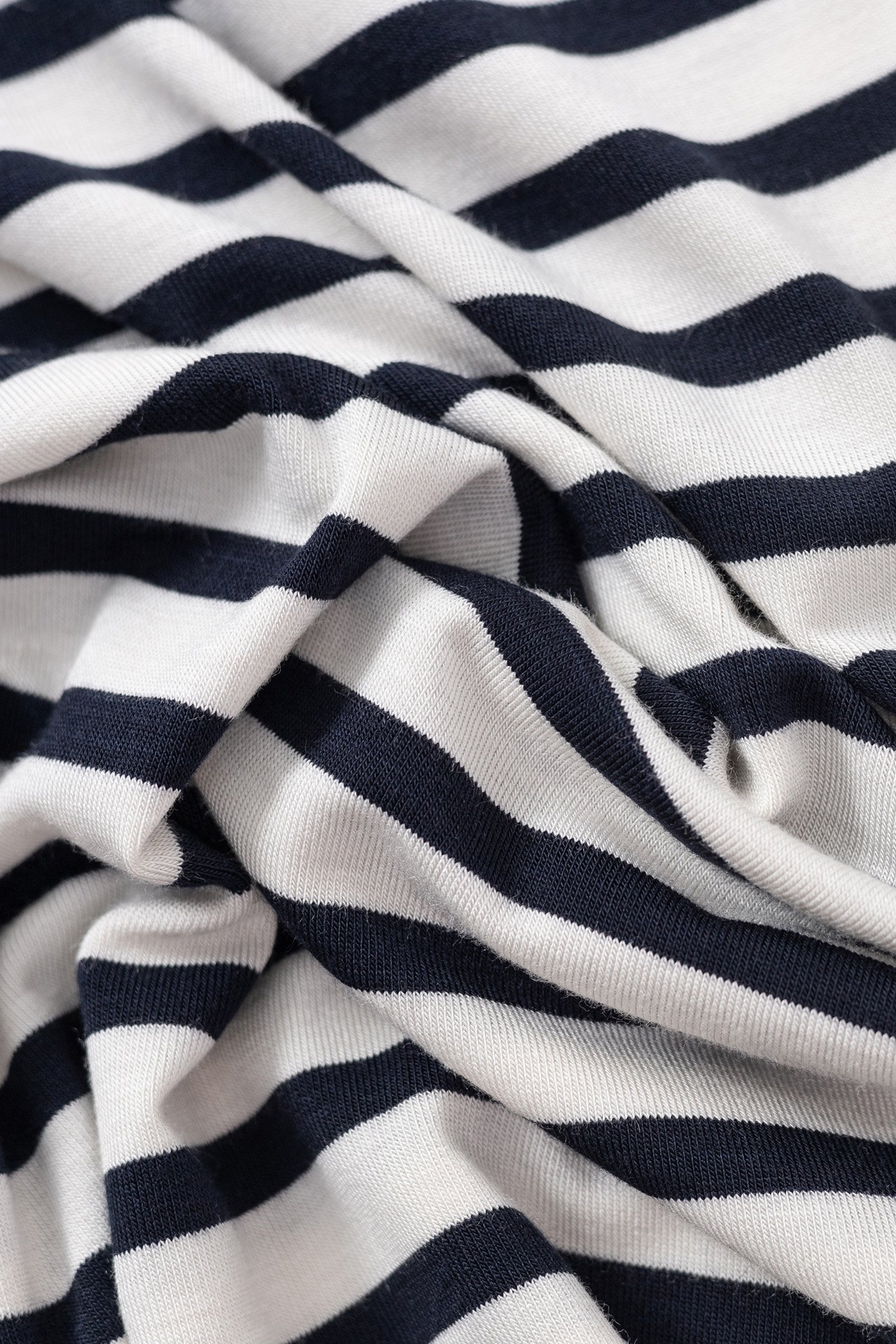 NAVY TURTLENECK TEE WITH WHITE STRIPES NAVY 3
