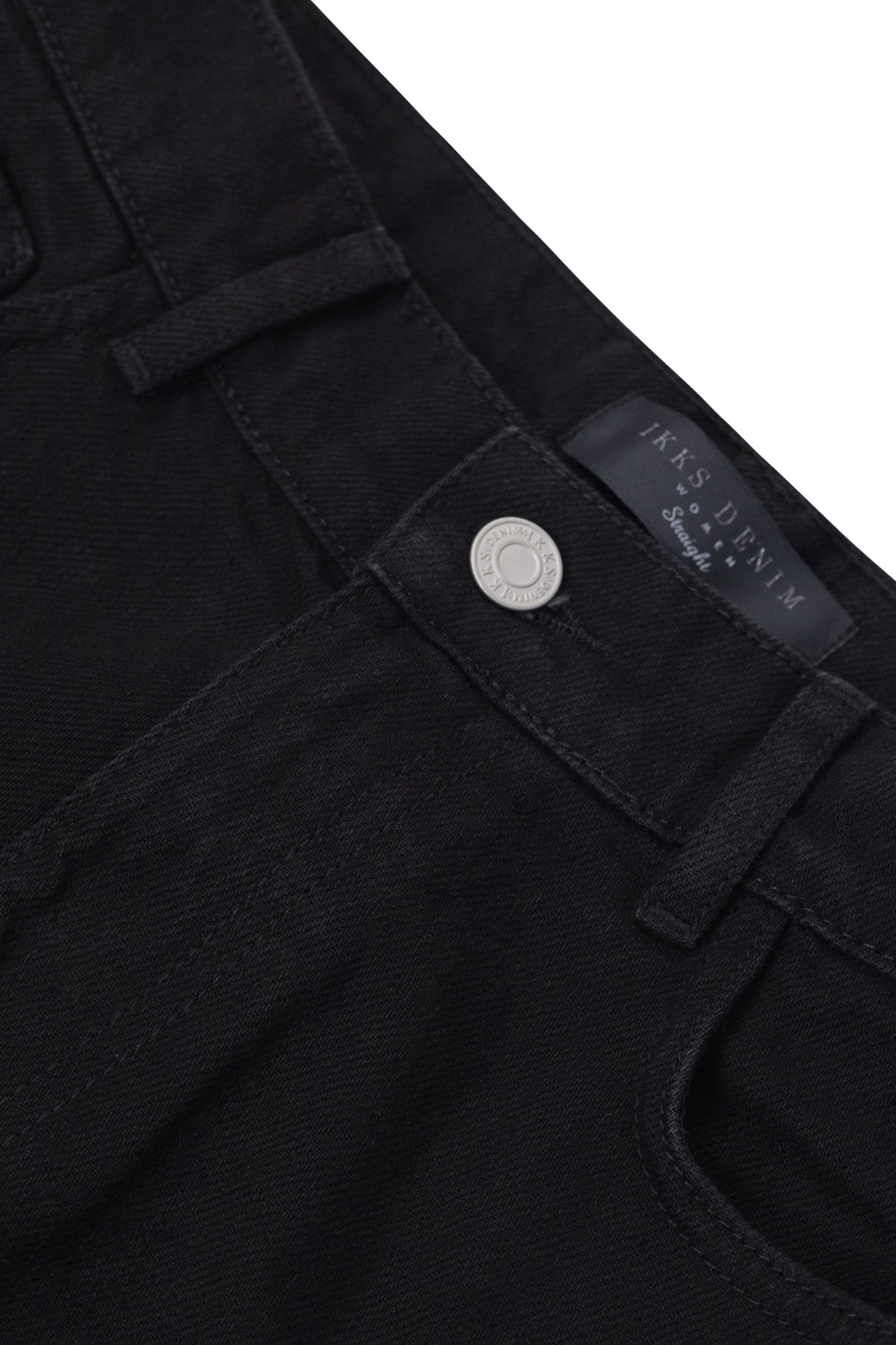 7/8TH STRAIGHT BLACK JEANS BLACK 5