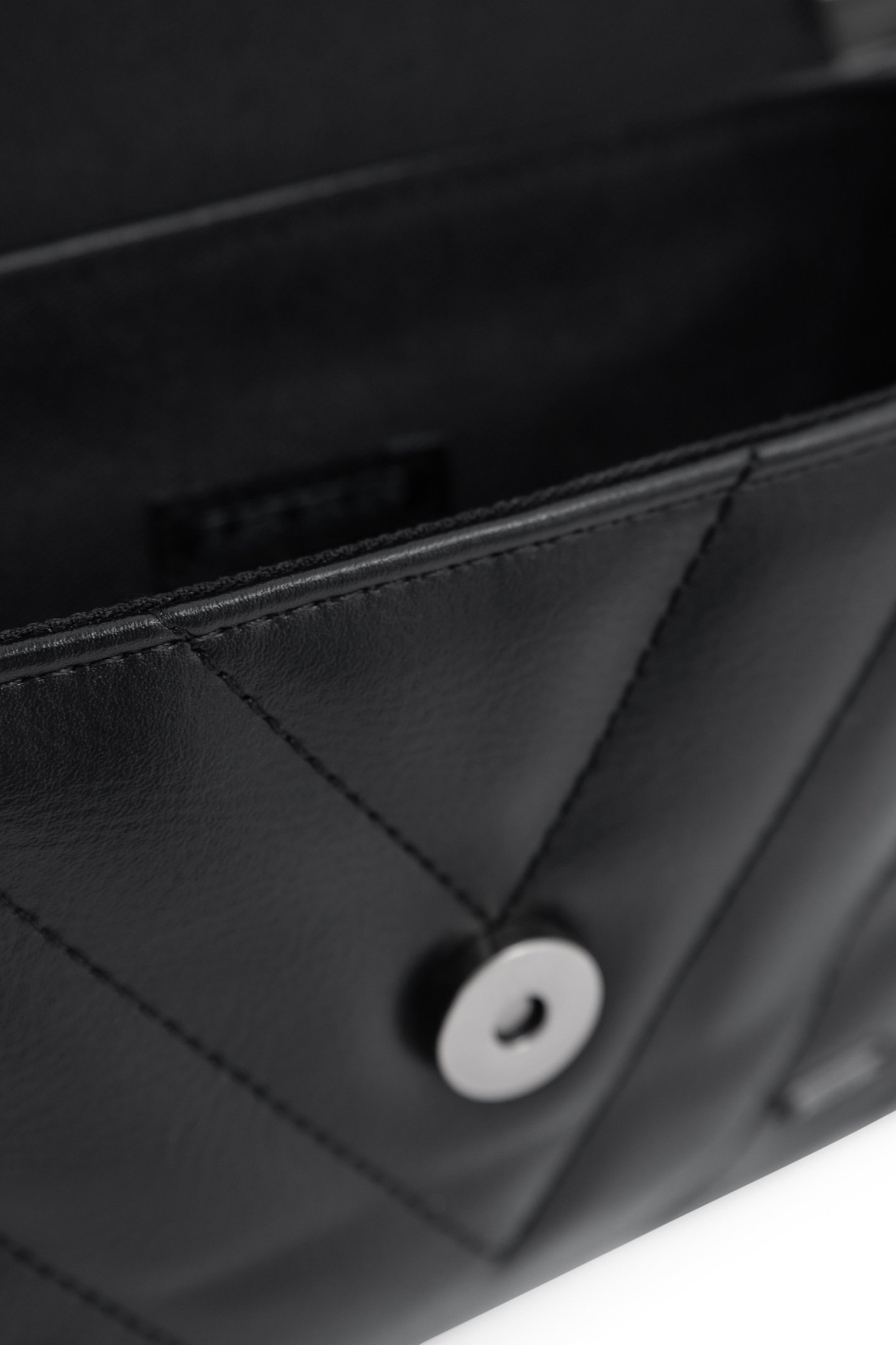 GIRL'S BLACK RECYCLED STAR QUILTED HANDBAG 5