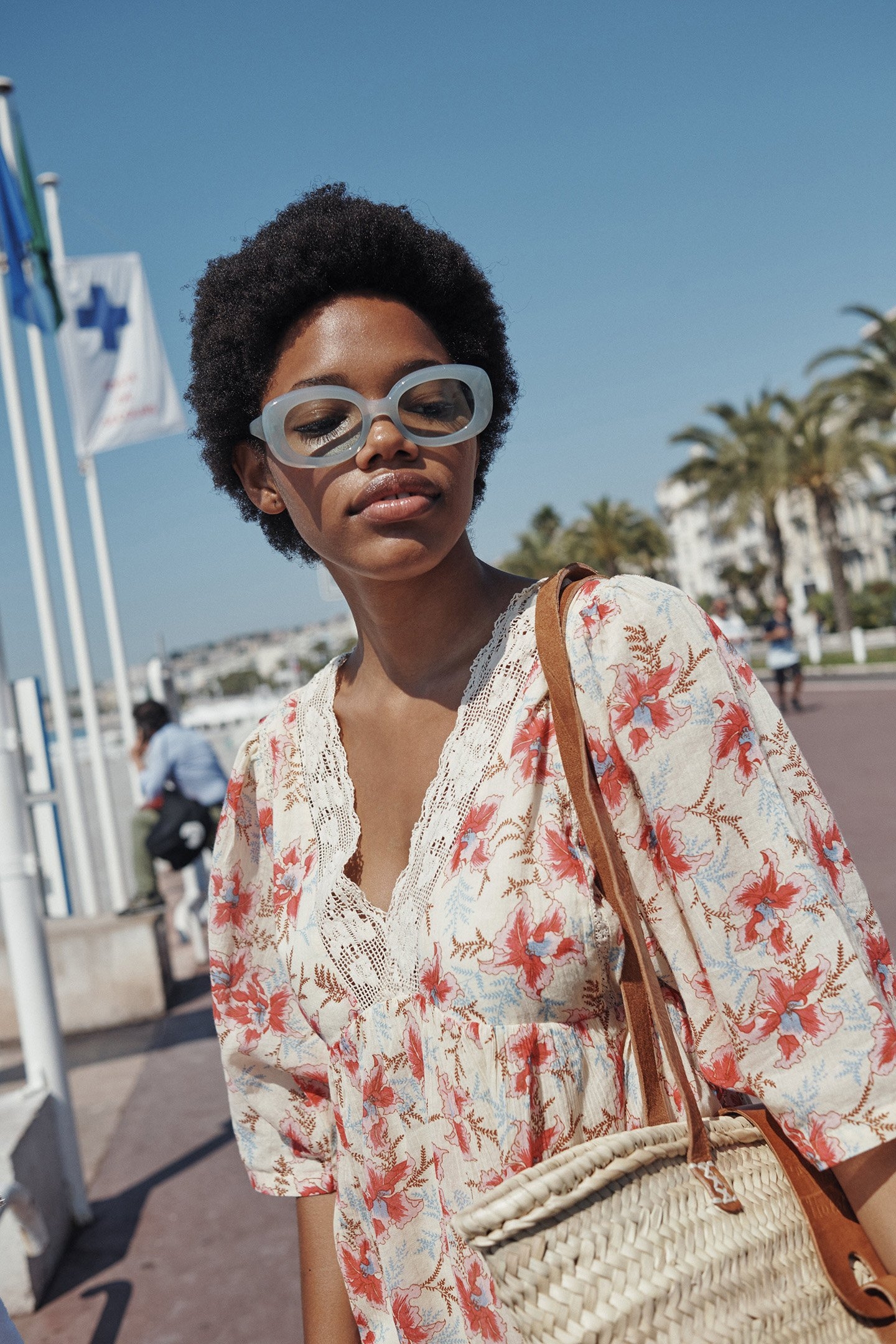 DRESS OTTI RASPBERRY FLOWERS 3