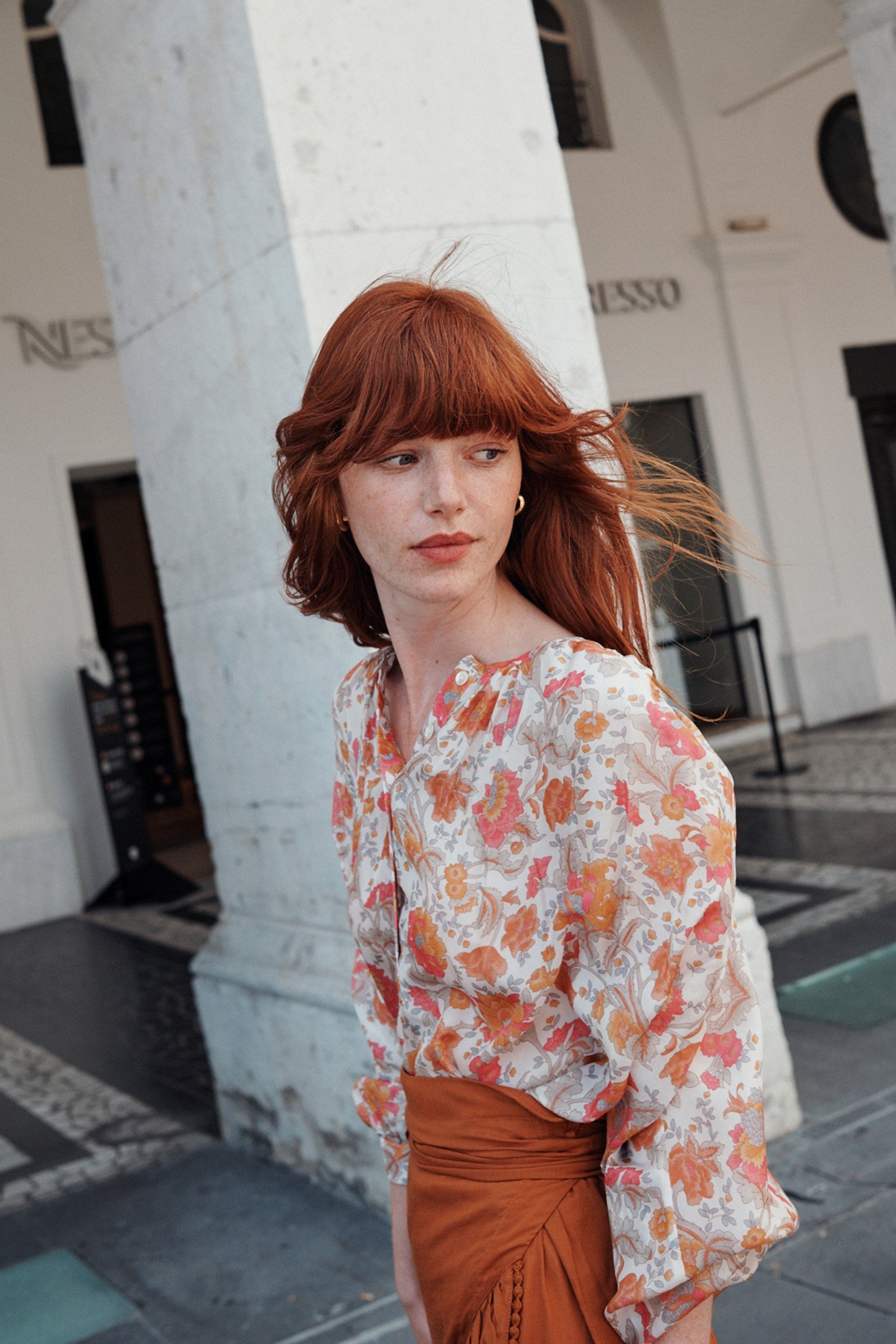 BLOUSE JULIANA RAINBOW FLOWERS 3