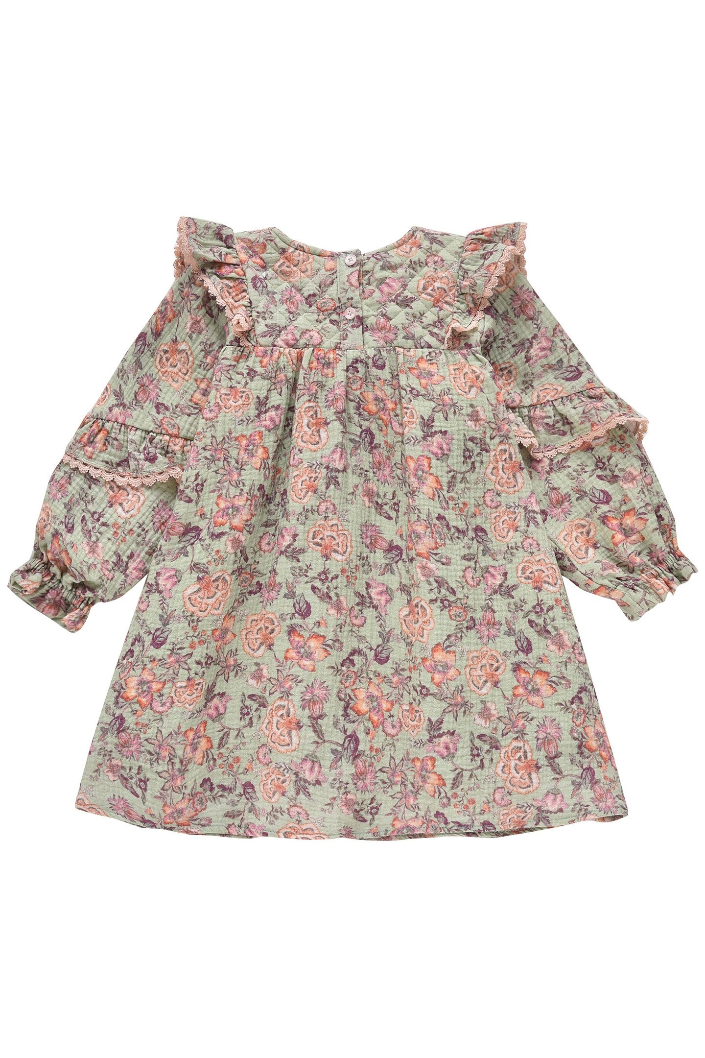 DRESS LARA KHAKI TROPICAL LOON 2