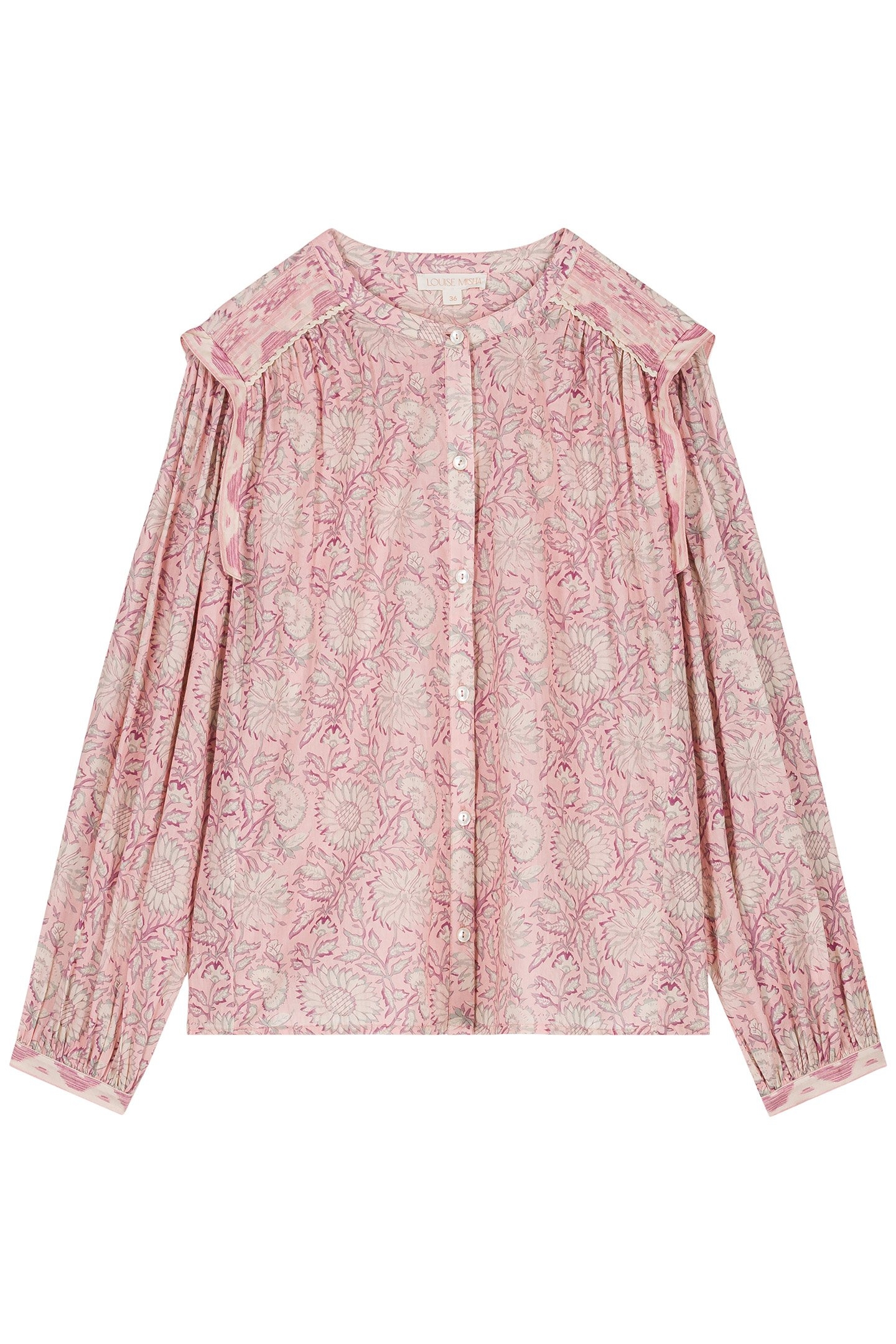 SHIRT JANE PINK DAISY GARDEN 3