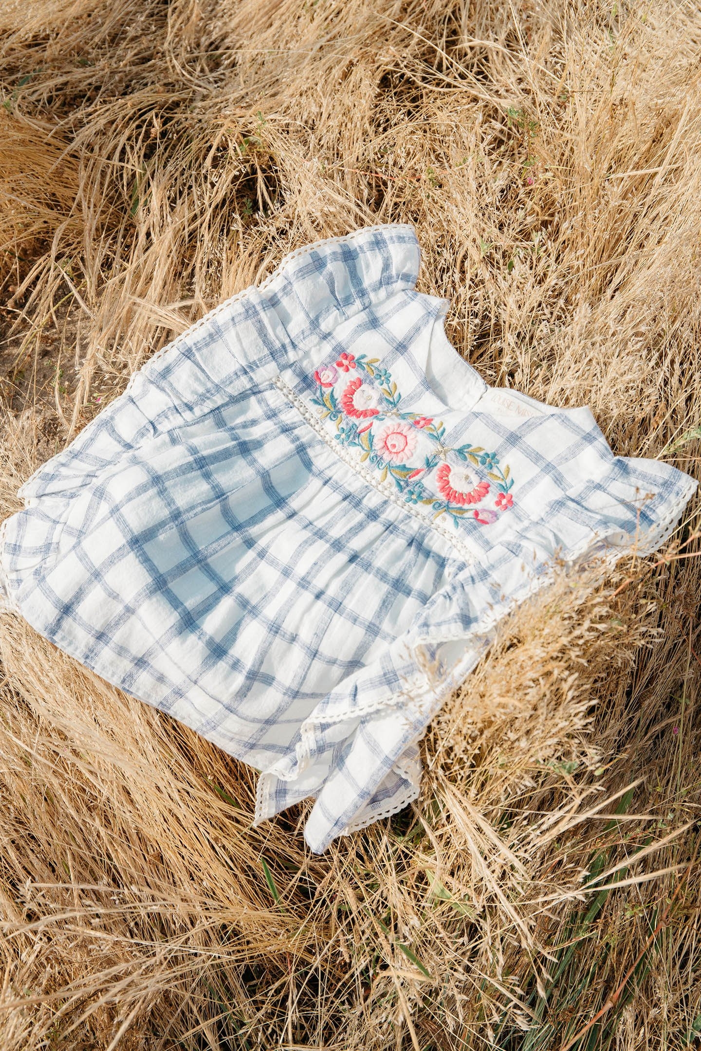 BLOUSE MALA BLUE RIVER CHECKS 3