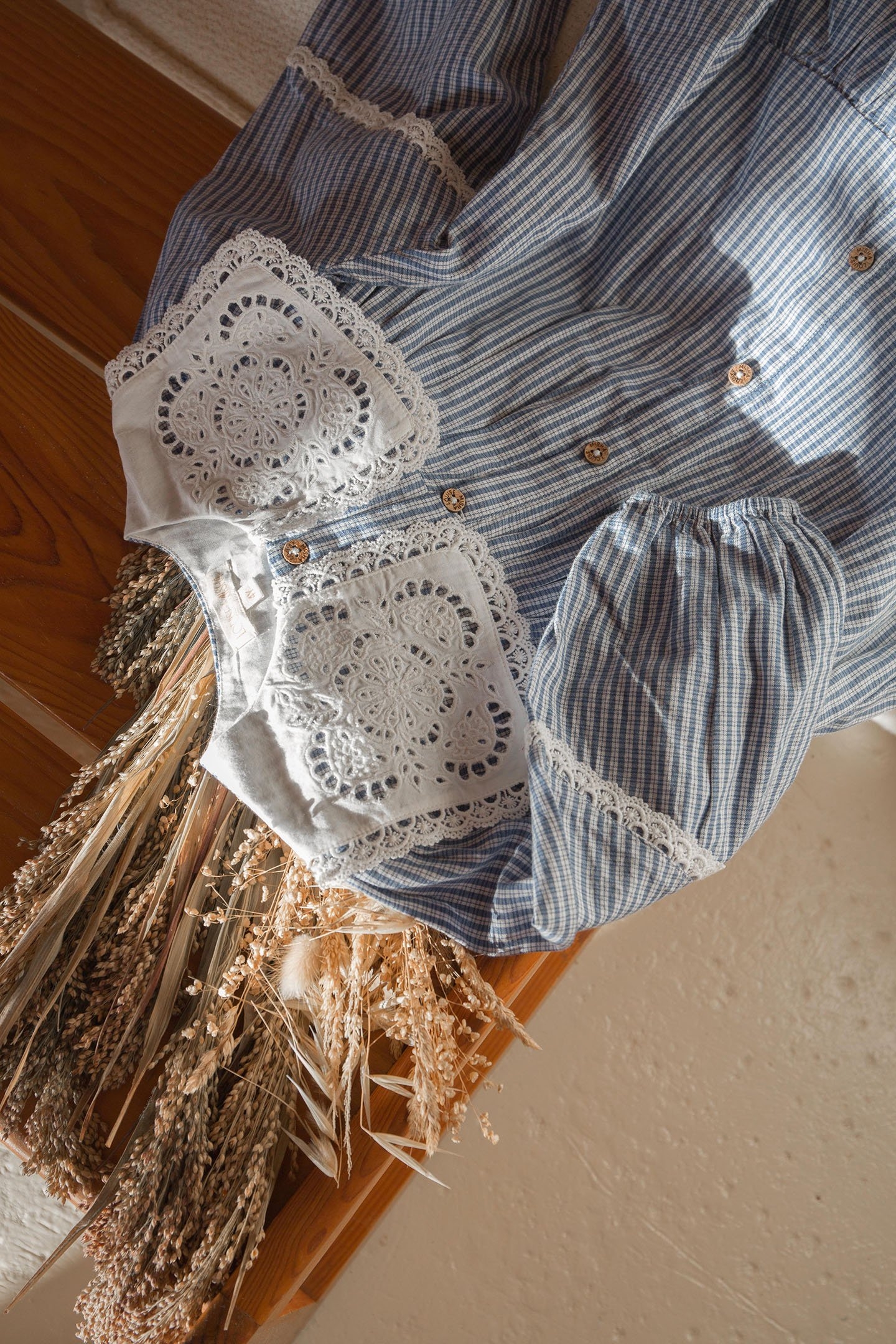 DRESS ARINOLA BLUE SONNET VICHY 7