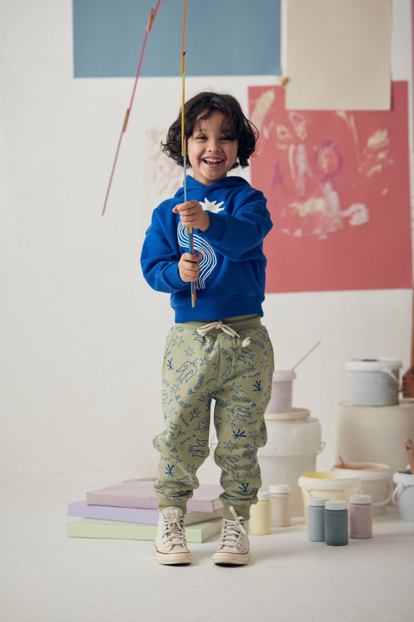 HOODY ISSOH WORK BLUE 1