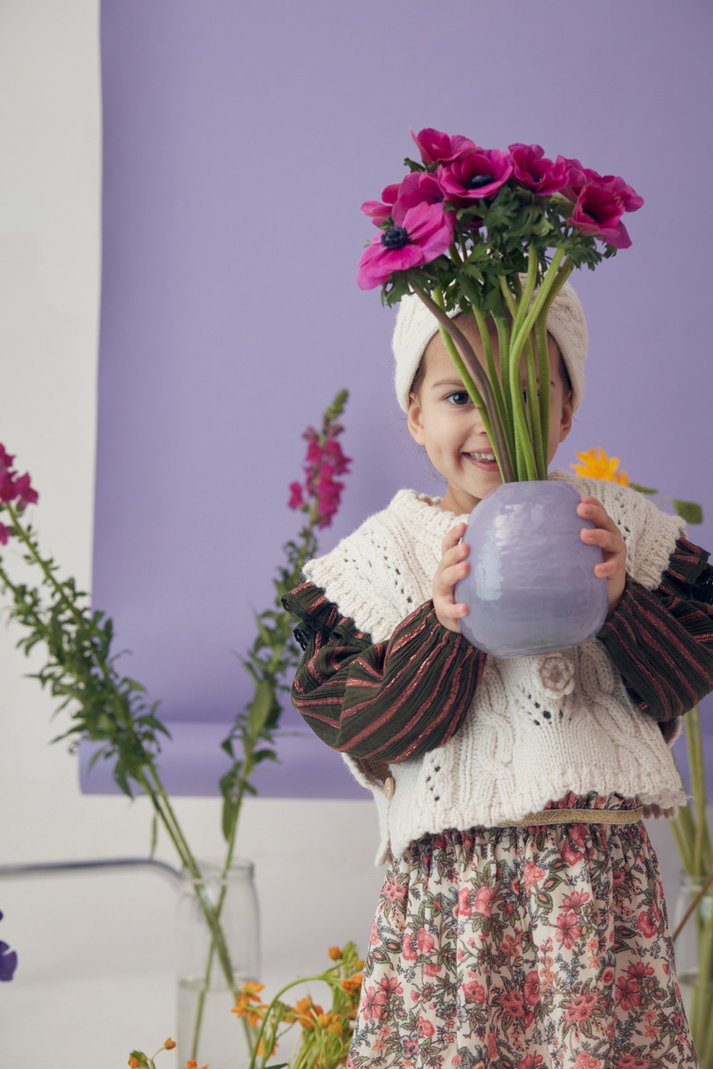 SKIRT CEPHEE IVORY ENCH FIELDS 5