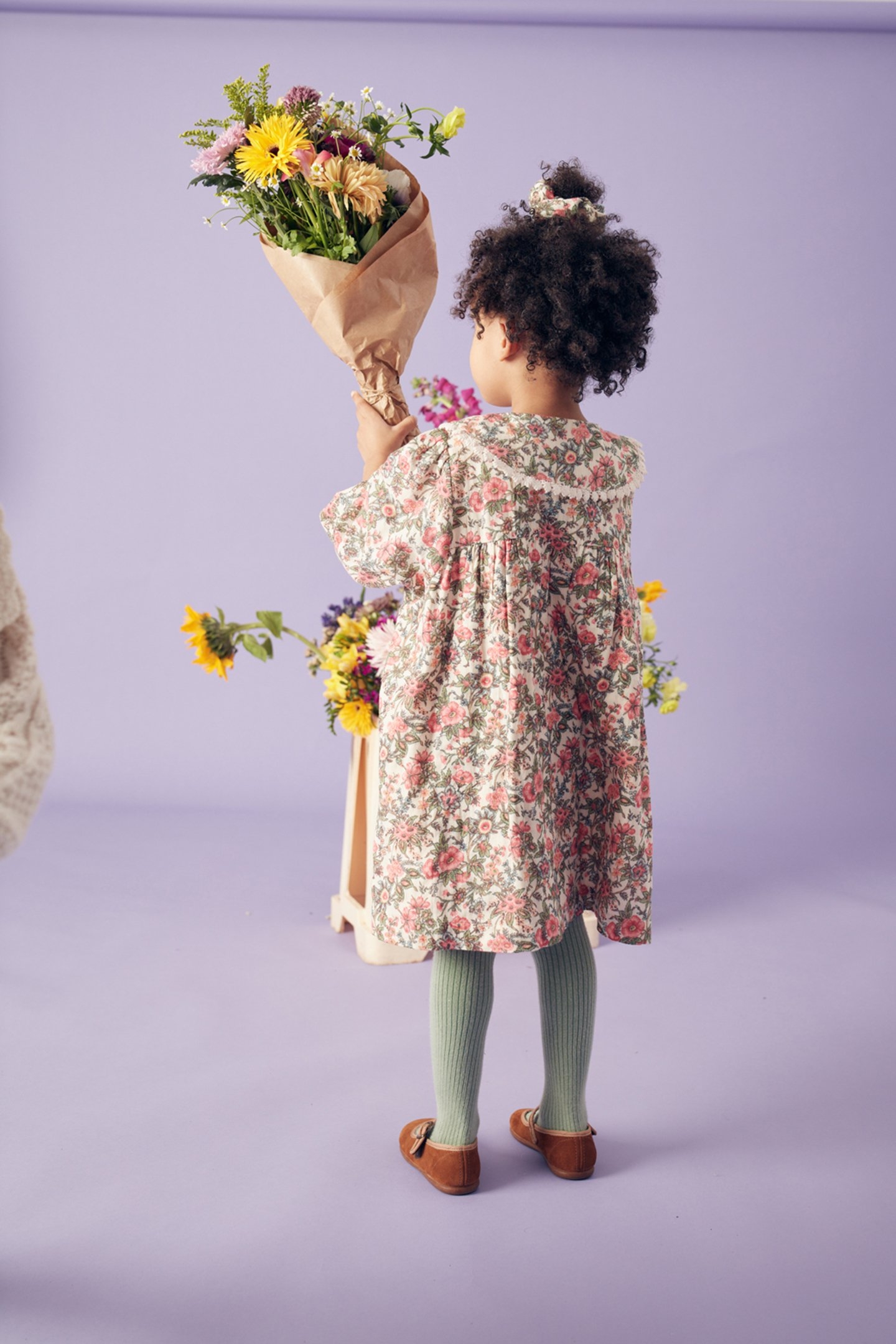 DRESS MARLOTTA IVORY ENCH FIELDS 3