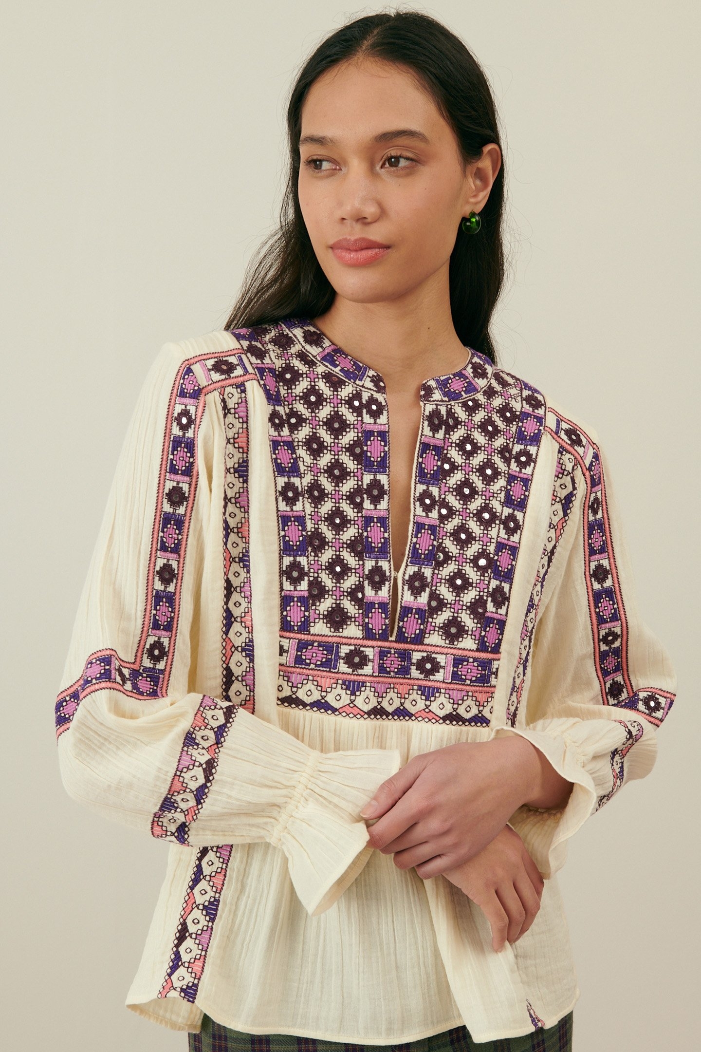 BLOUSE MARIELLA CREAM 1