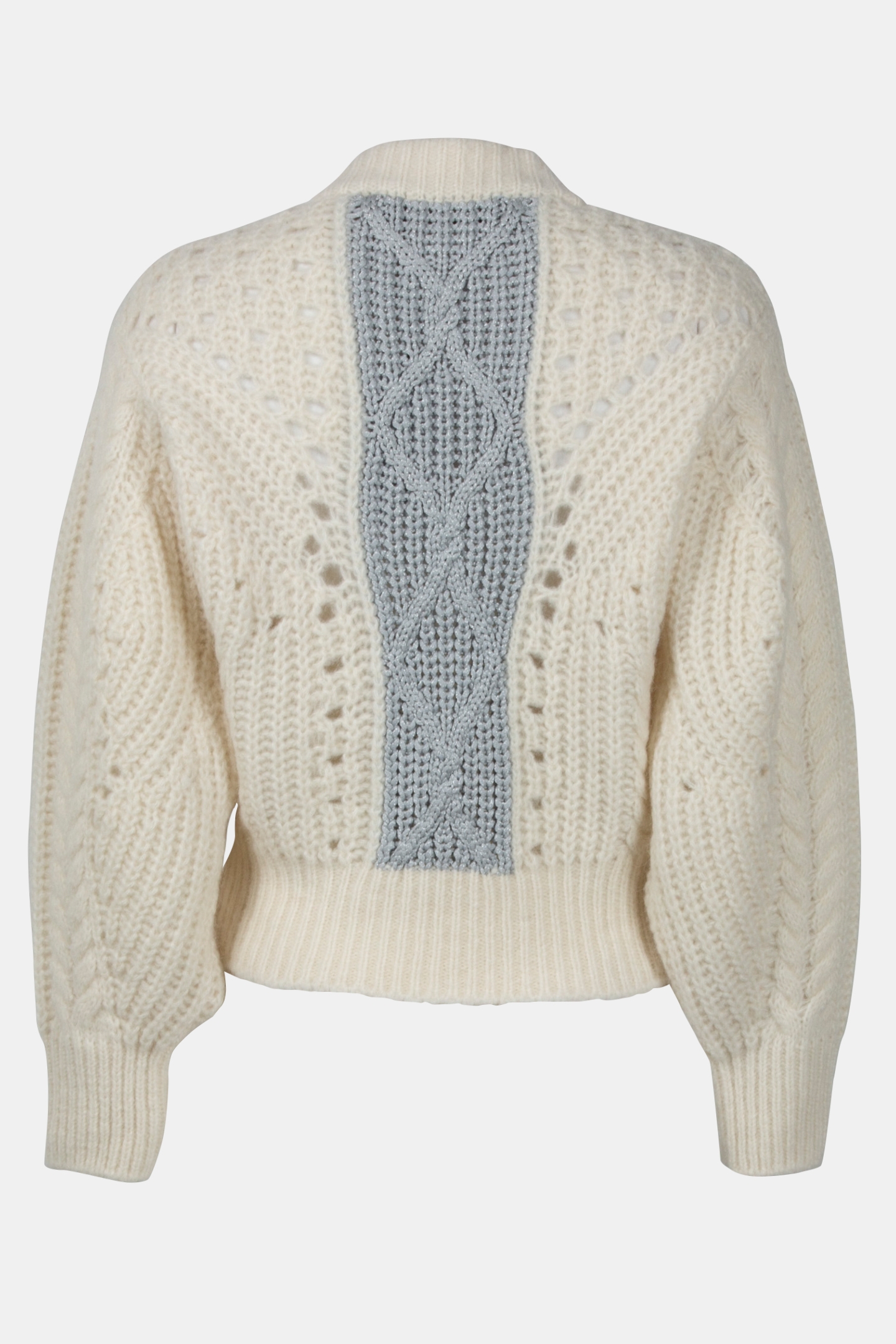 JUDIE PULLOVER ECRU/SILVER 4