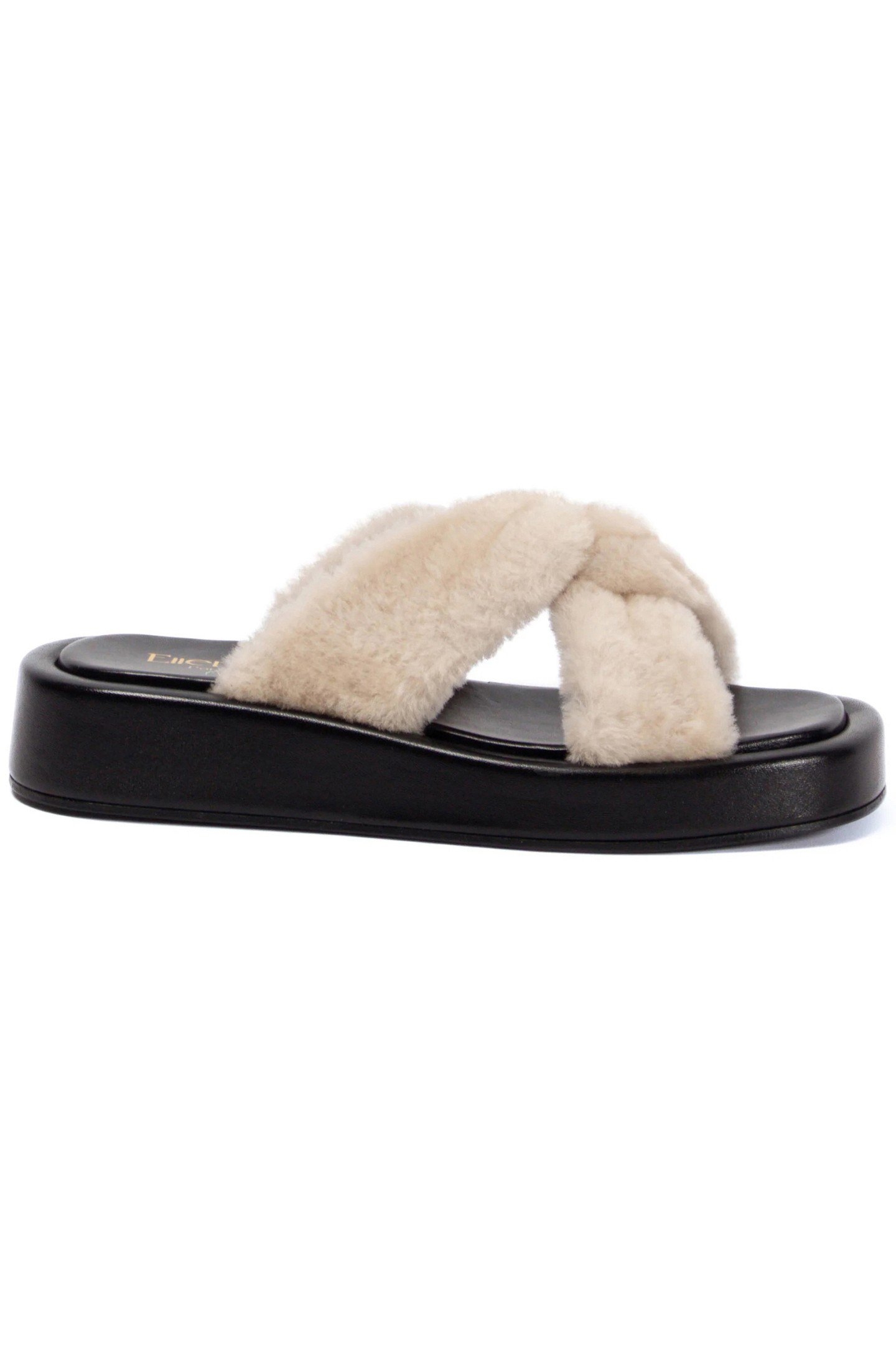 TRESSE SHEARLING BLACK/ BEIGE 1