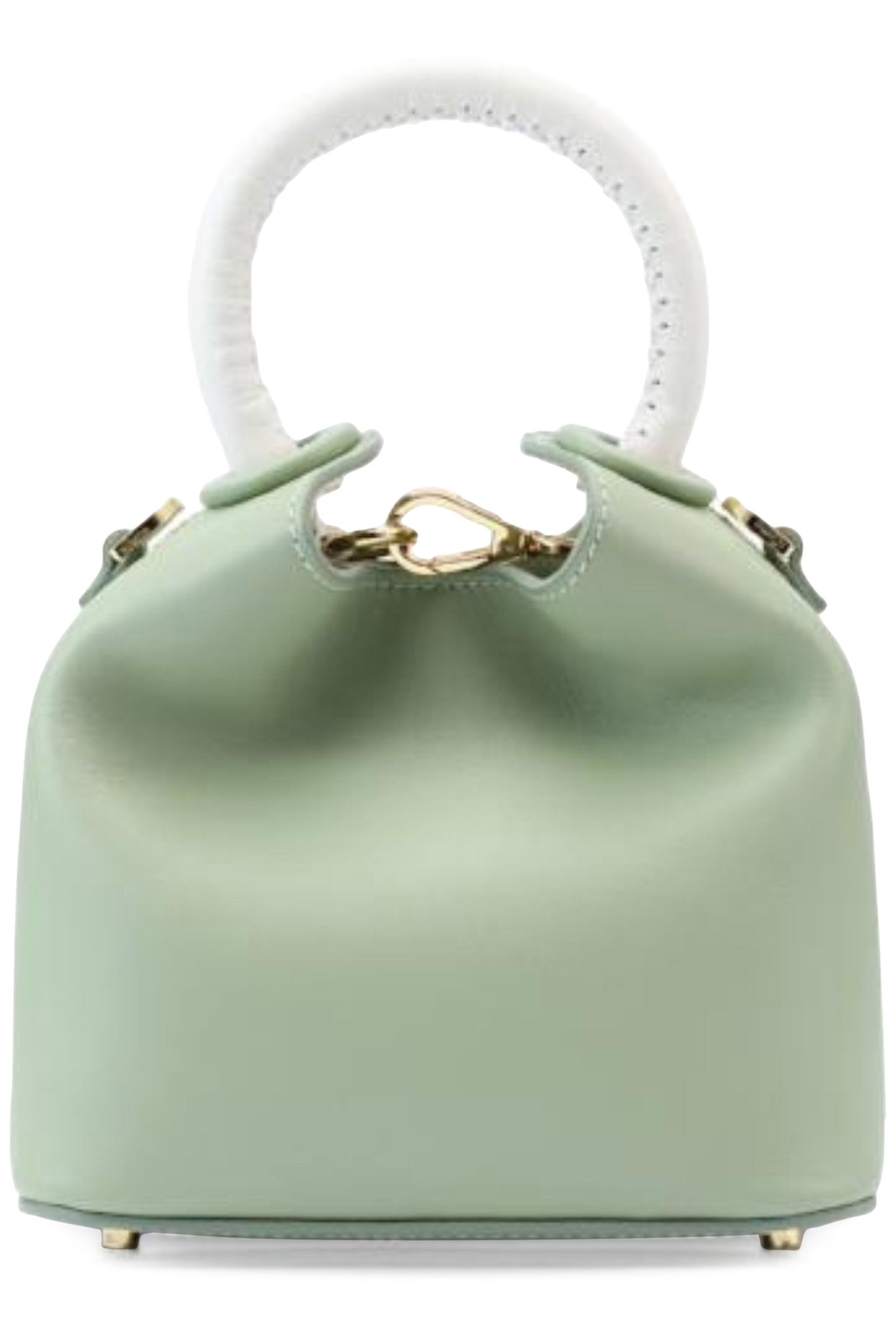 MADELEINE LEATHER MINT/BLACK BORDERS 1