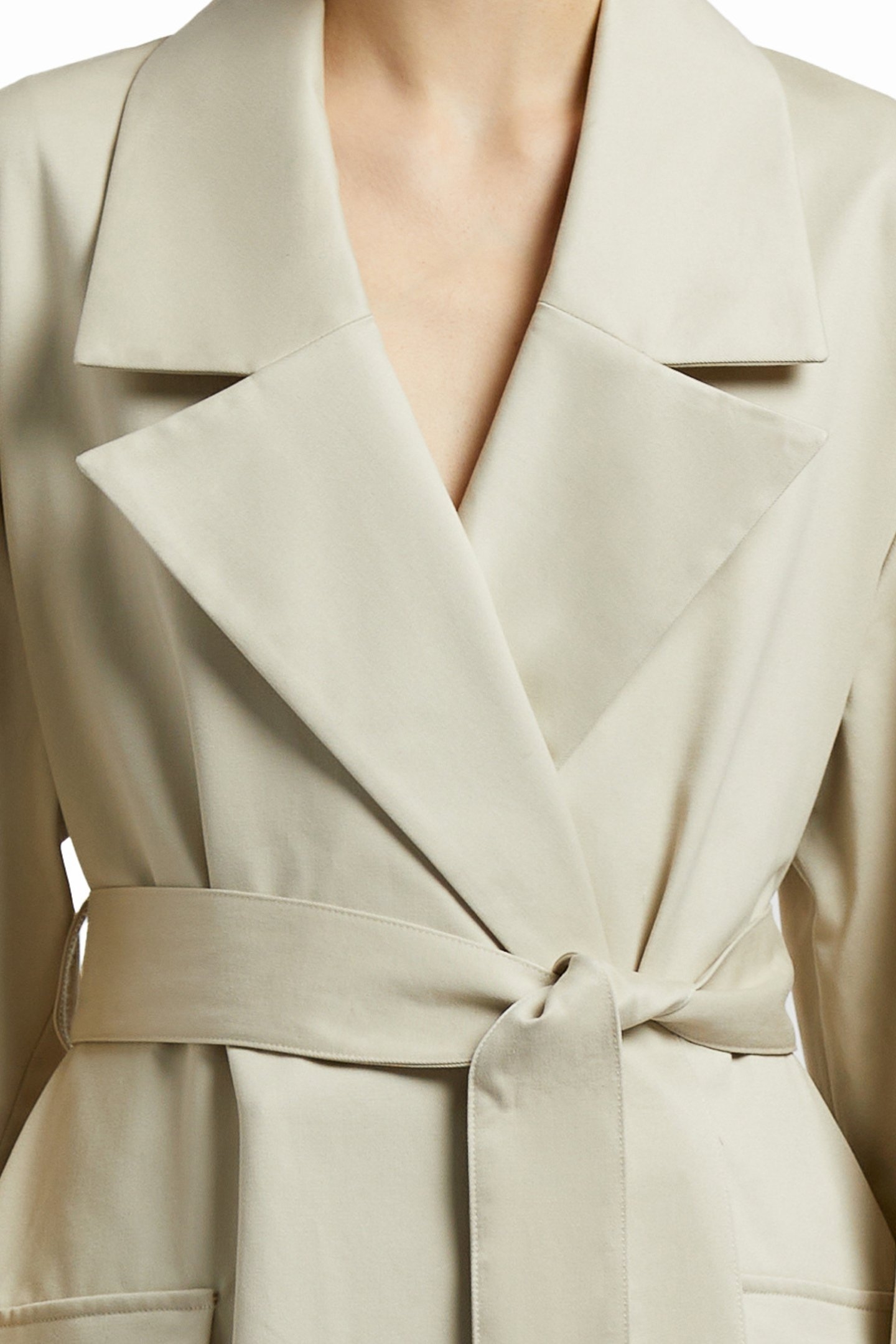 MAXI SLEEVE TRENCH COAT BEIGE 4