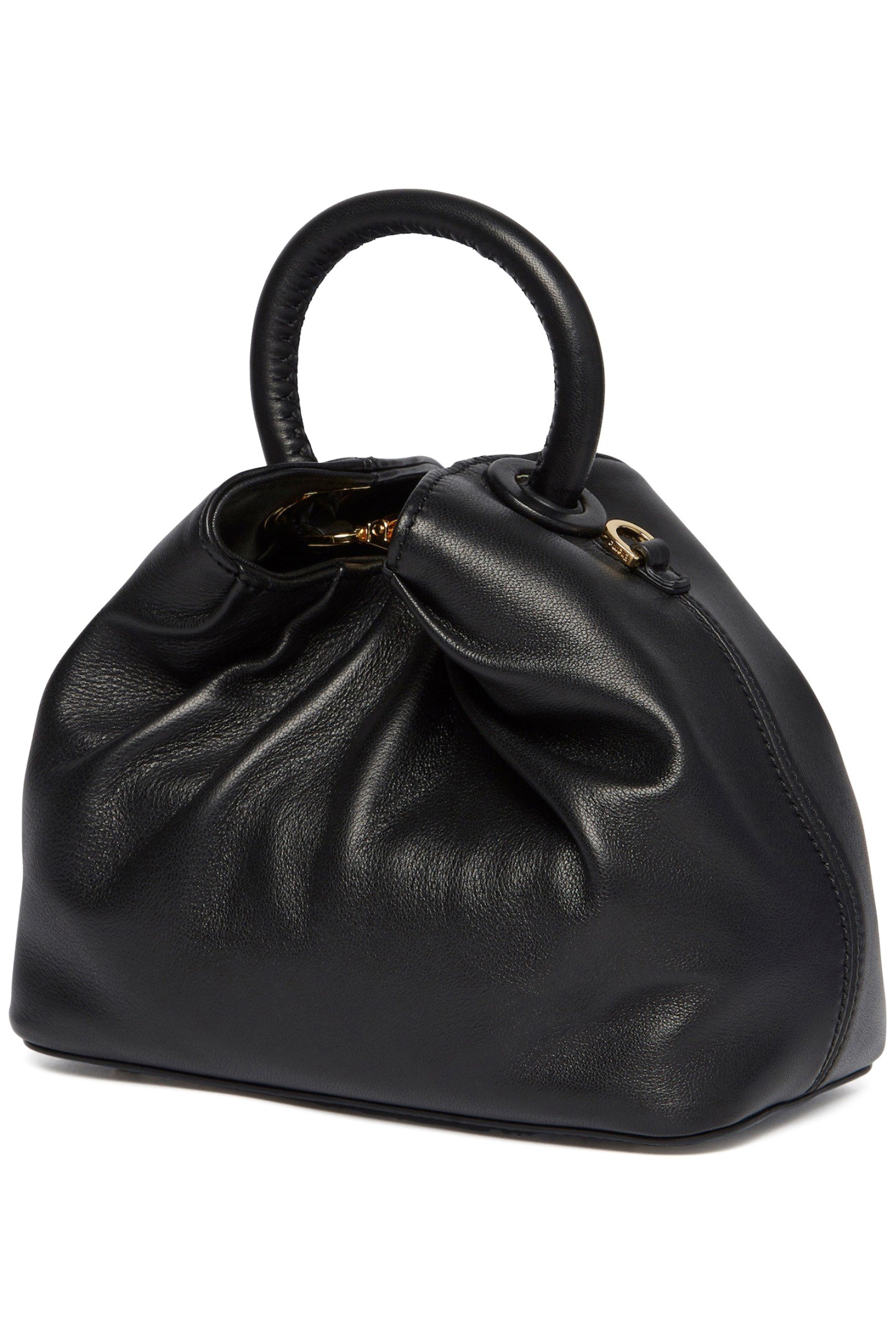 SMALL DUMPLING LEATHER BLACK 3