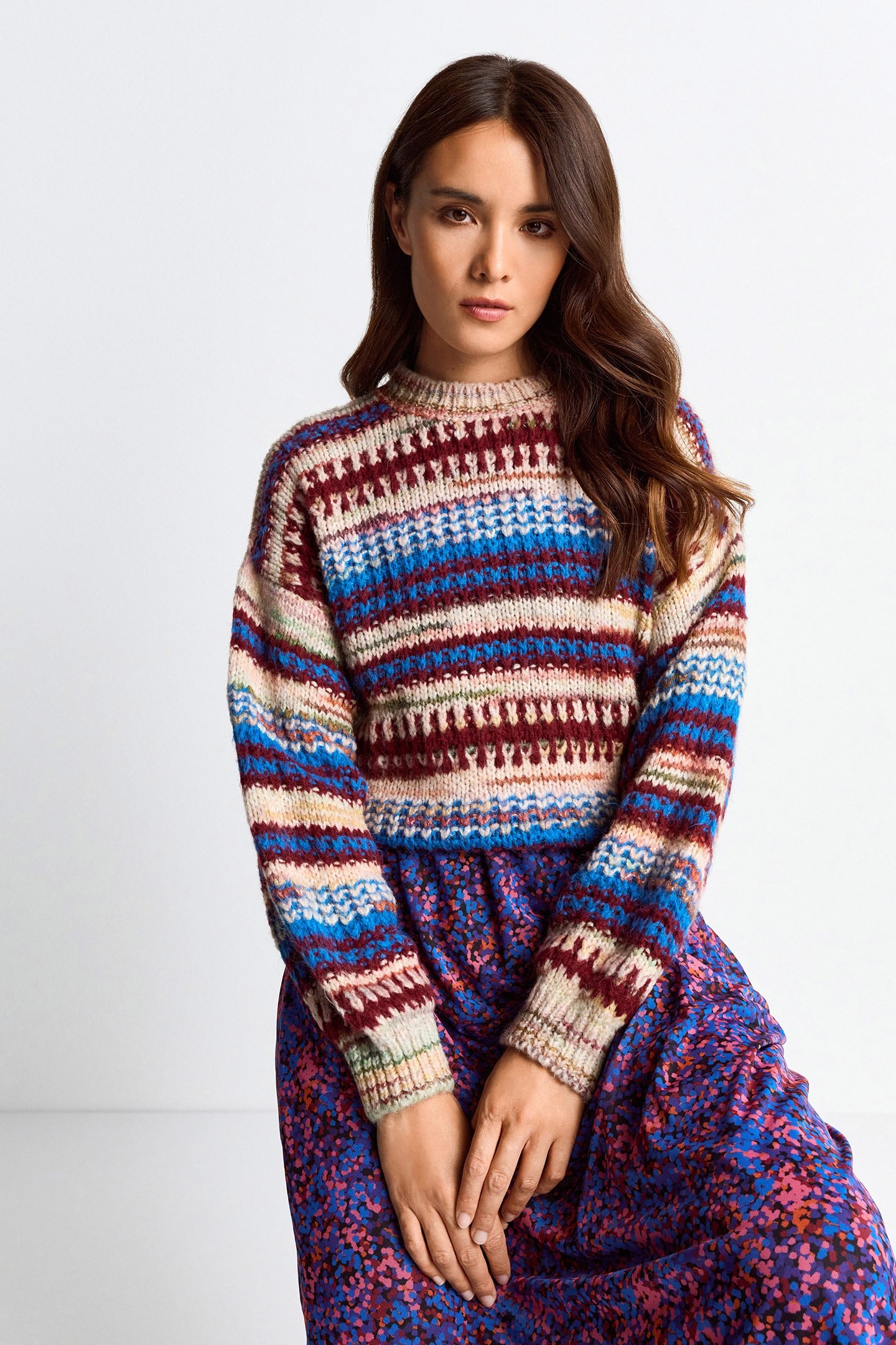 CREW NECK WITH YARN MIX ORIGINAL 1