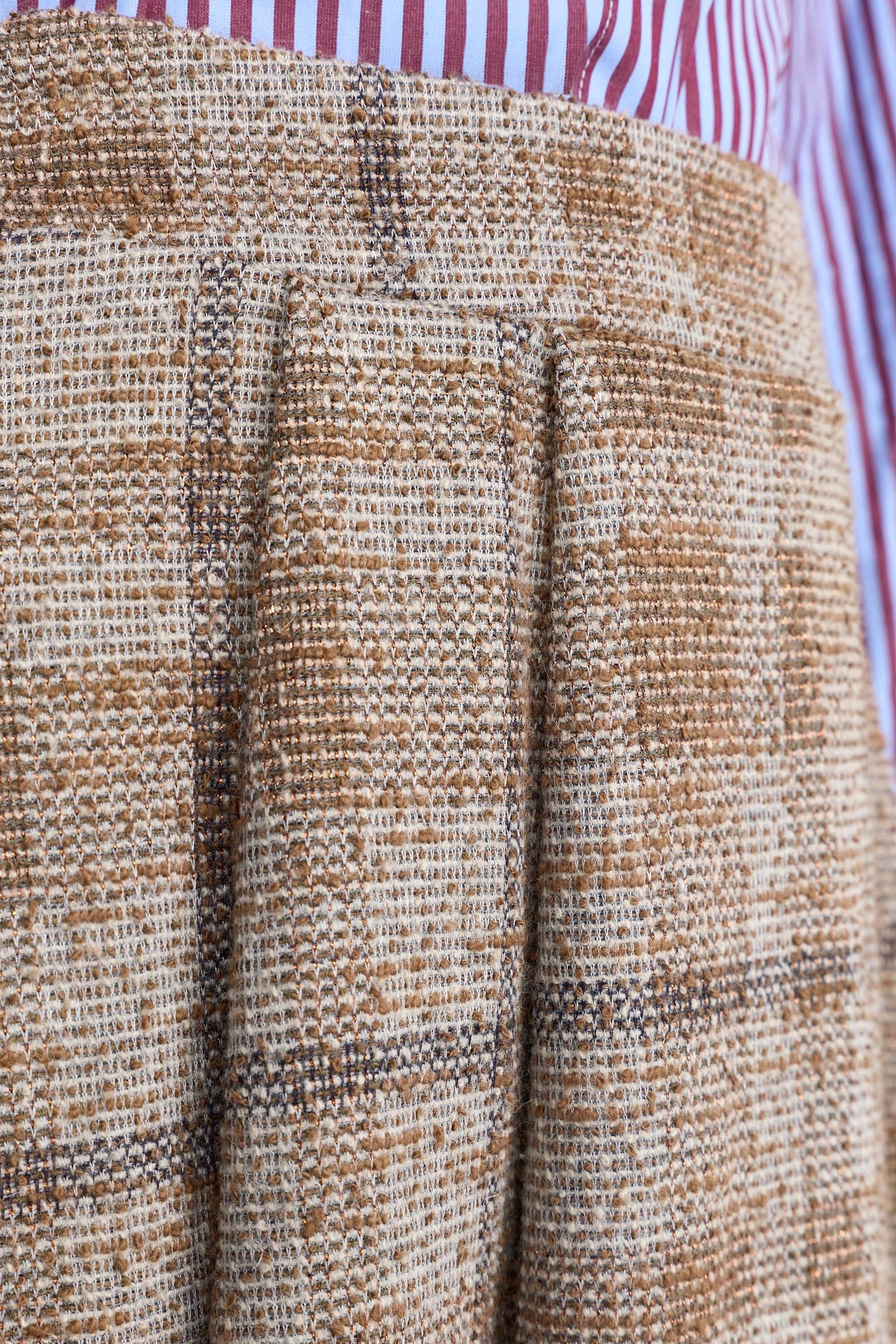 MIDI JACQUARD SKIRT CARAMEL SPICE 5