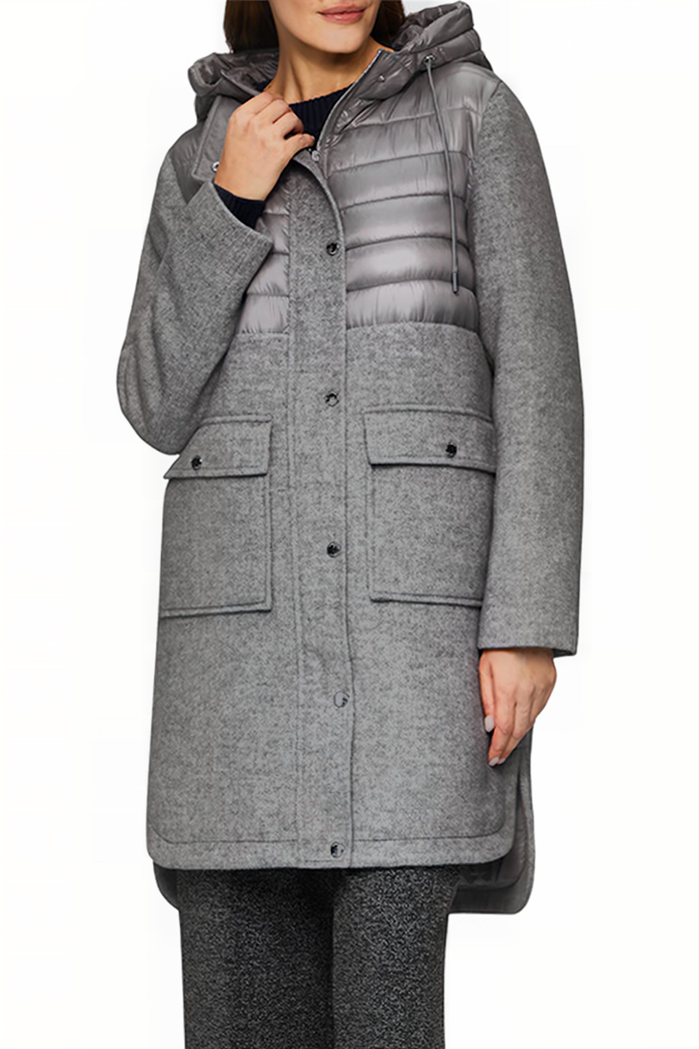 S.OLIVER JACKET OUTDOOR GREY/BLACK 1