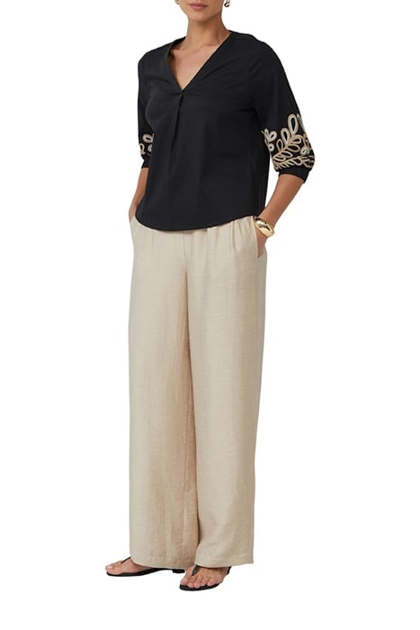 S.OLIVER BLUSEN BLACK 2