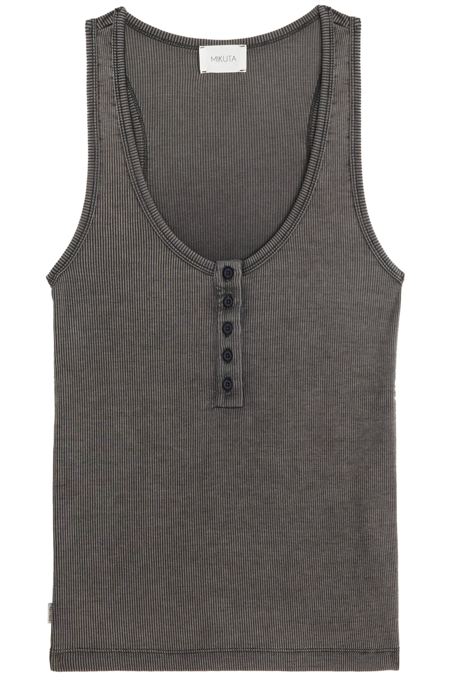 THE DARK FADED BUTTONED TANK TOP 1
