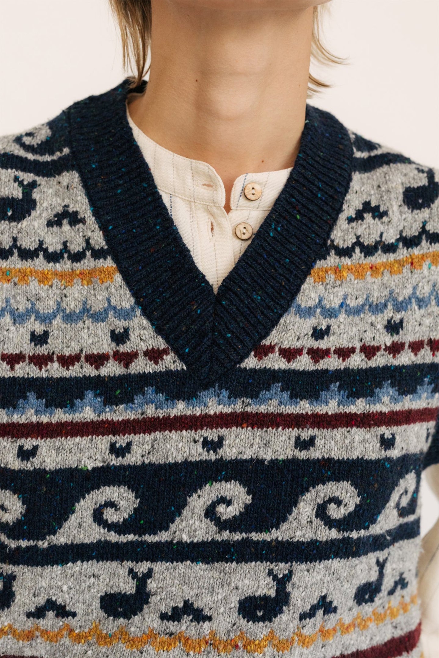 MILNELAND KNIT TWOTHIRDS JACQUARD 5