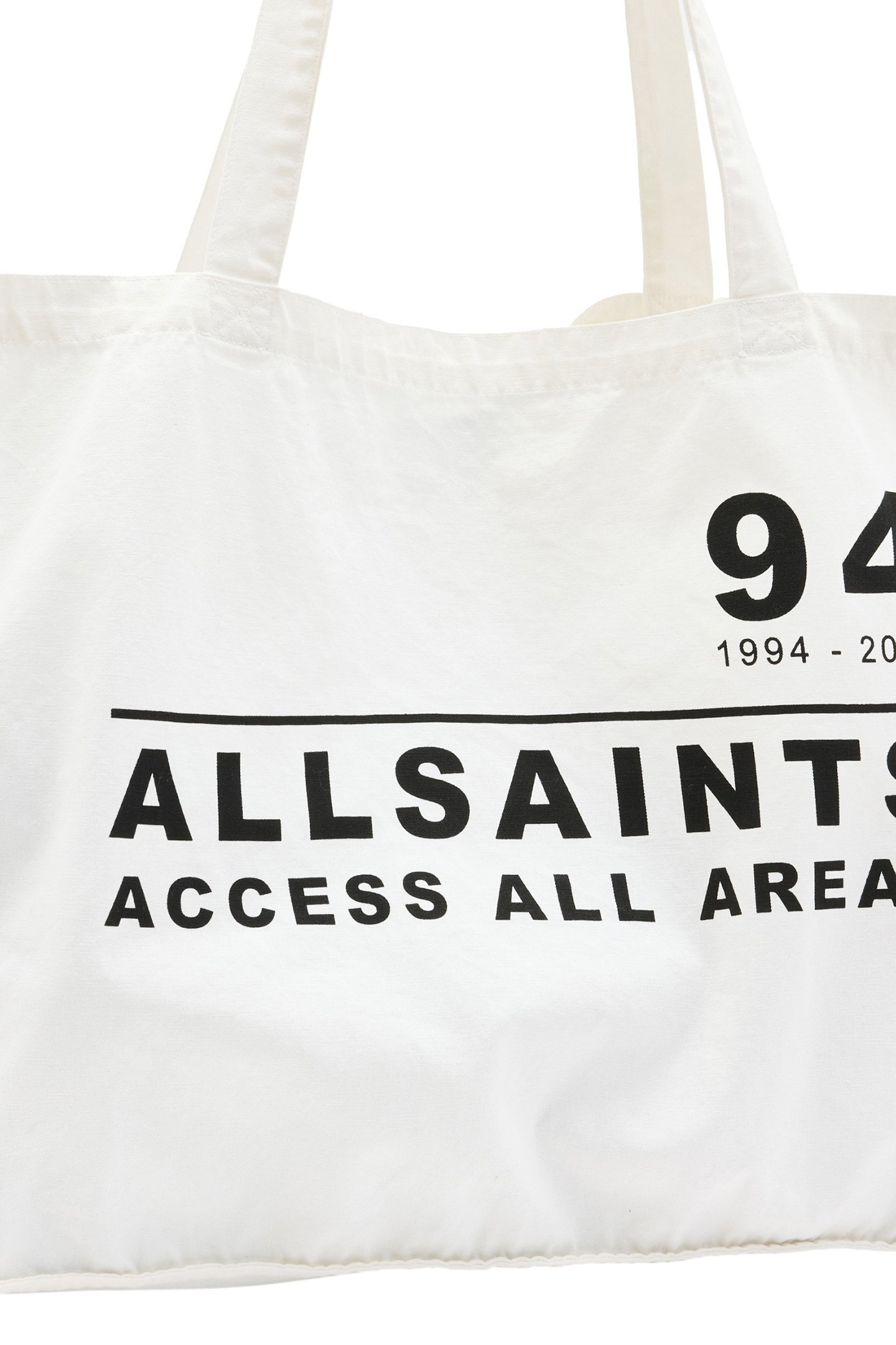 ACCESSALLAREAS TOTE WHITE/BLACK 4