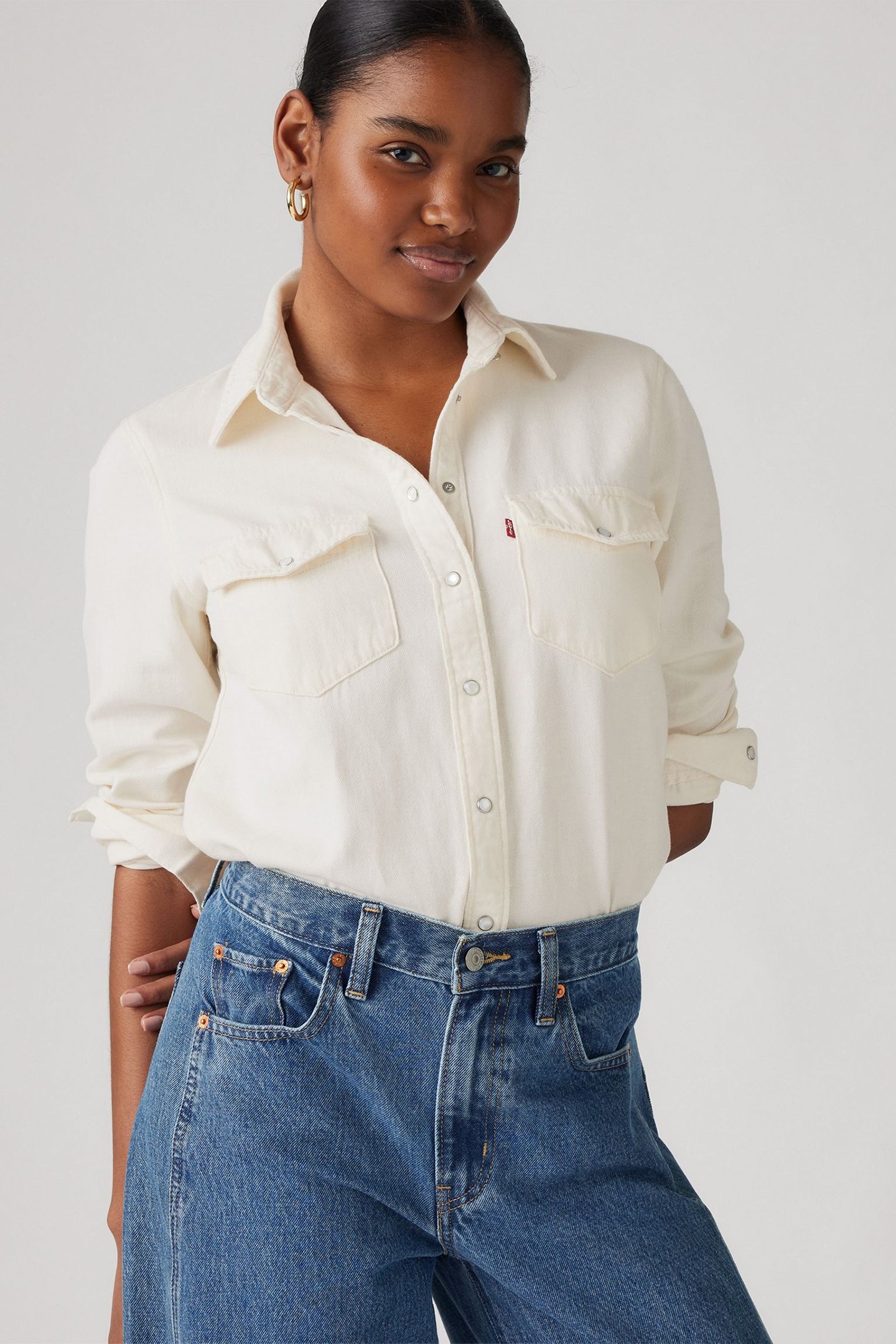 ICONIC WESTERN SHIRT NEUTRAL 4