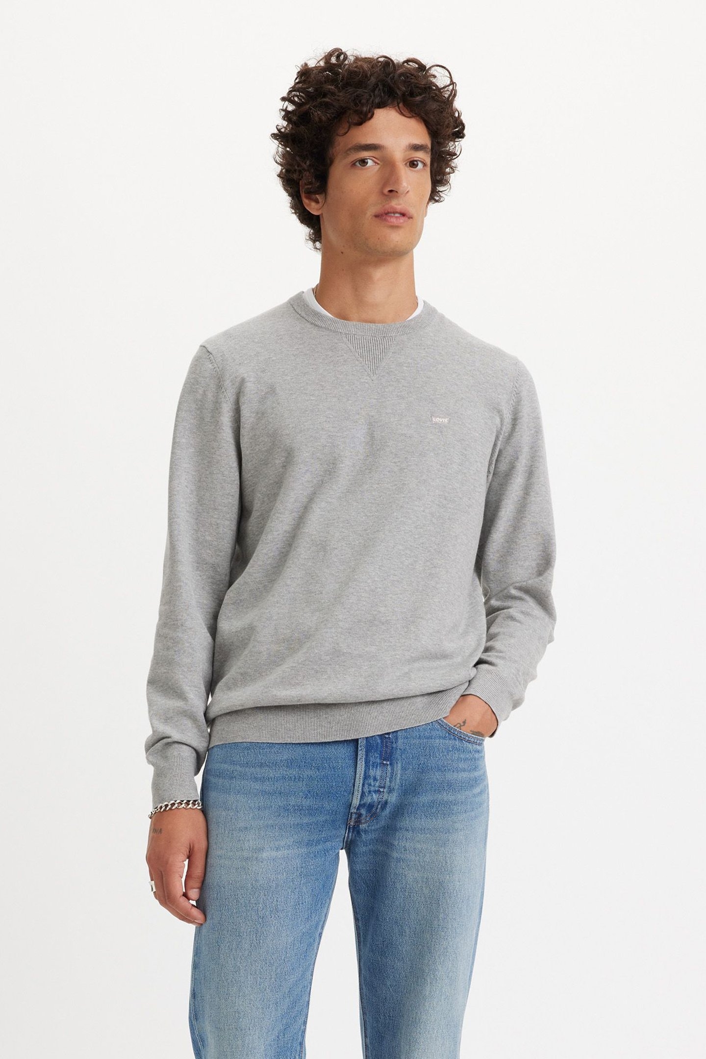 LIGHTWEIGHT HOUSEMARK SWEATER GREY 1
